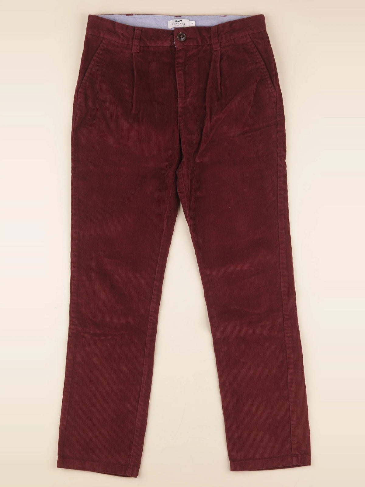 Cyrillus - pantalon rouge - 12 ans