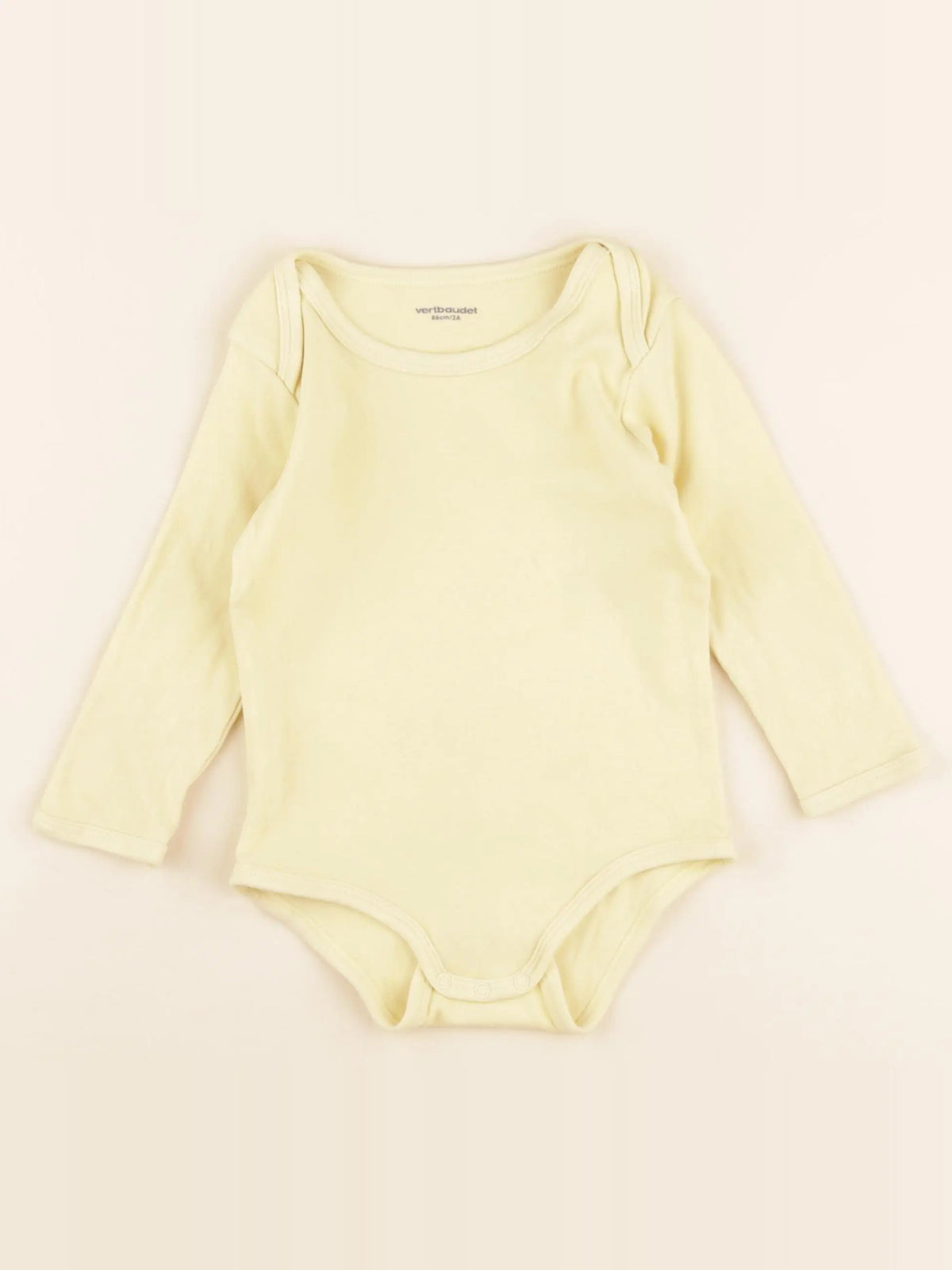Vertbaudet - body jaune - 2 ans