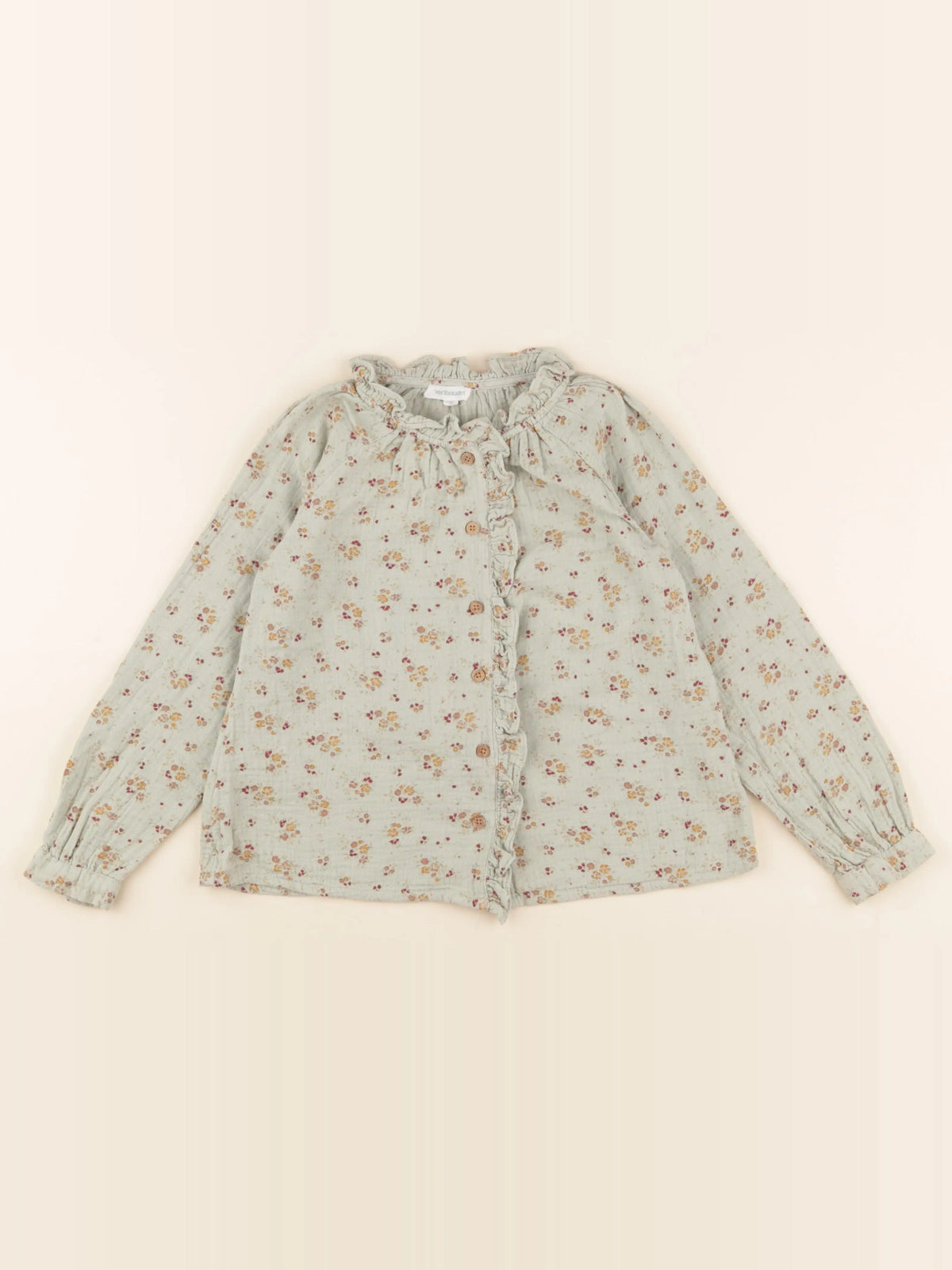 Vertbaudet - blouse vert - 7 ans