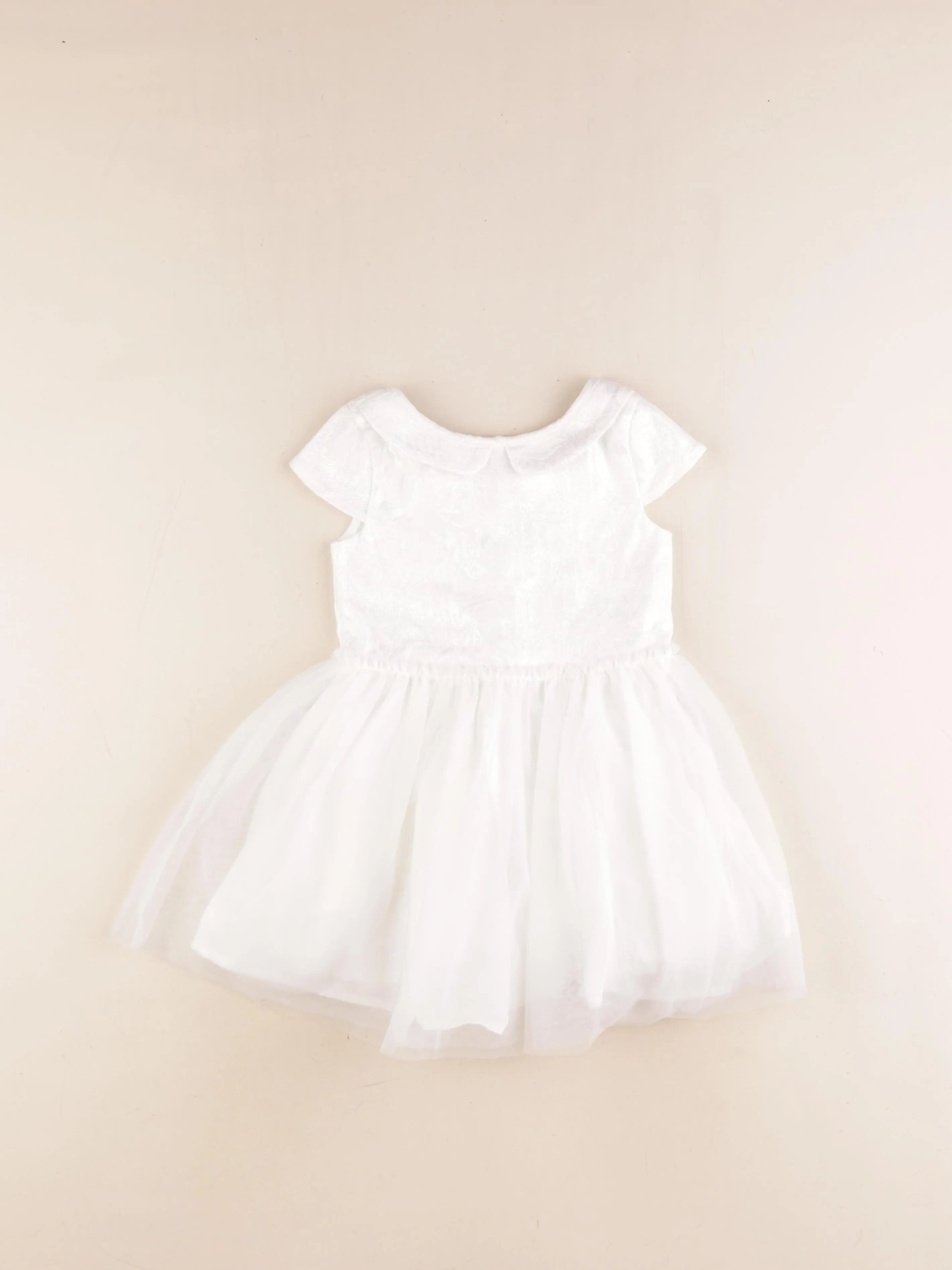 Petit Bateau - robe blanc - 3 ans