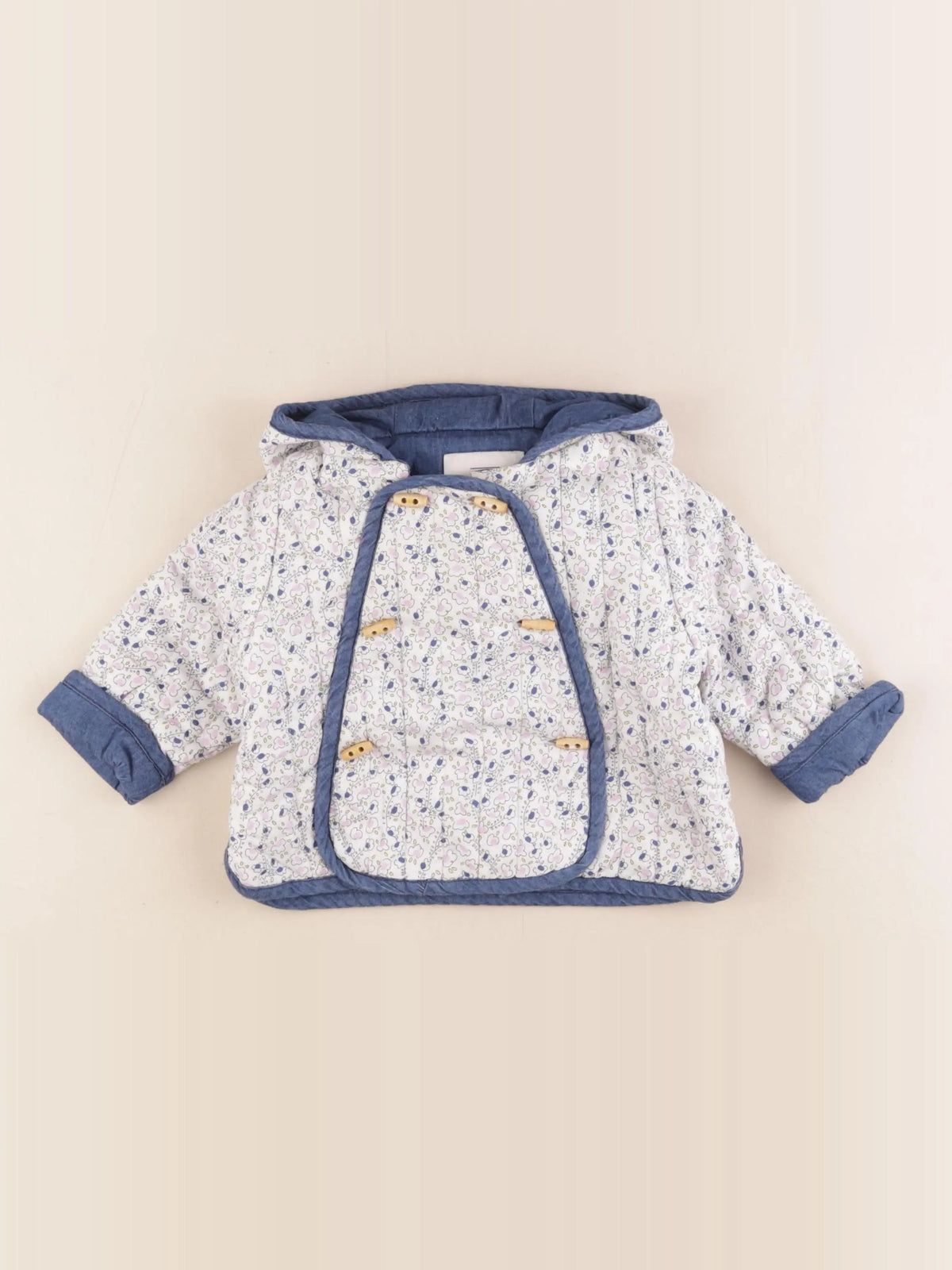 Cyrillus - veste coton multicolore - 9 mois