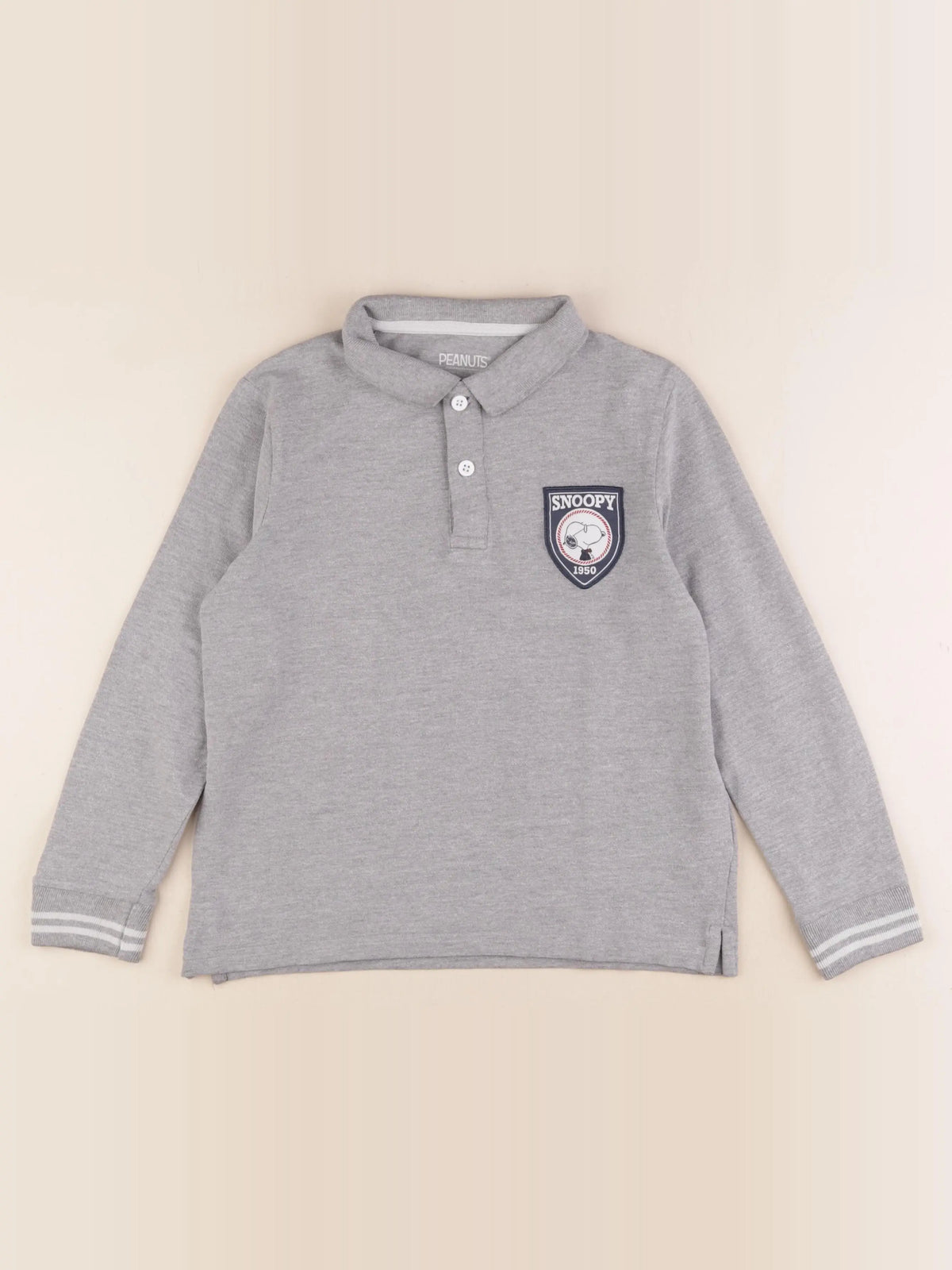 Cyrillus - polo gris - 8 ans