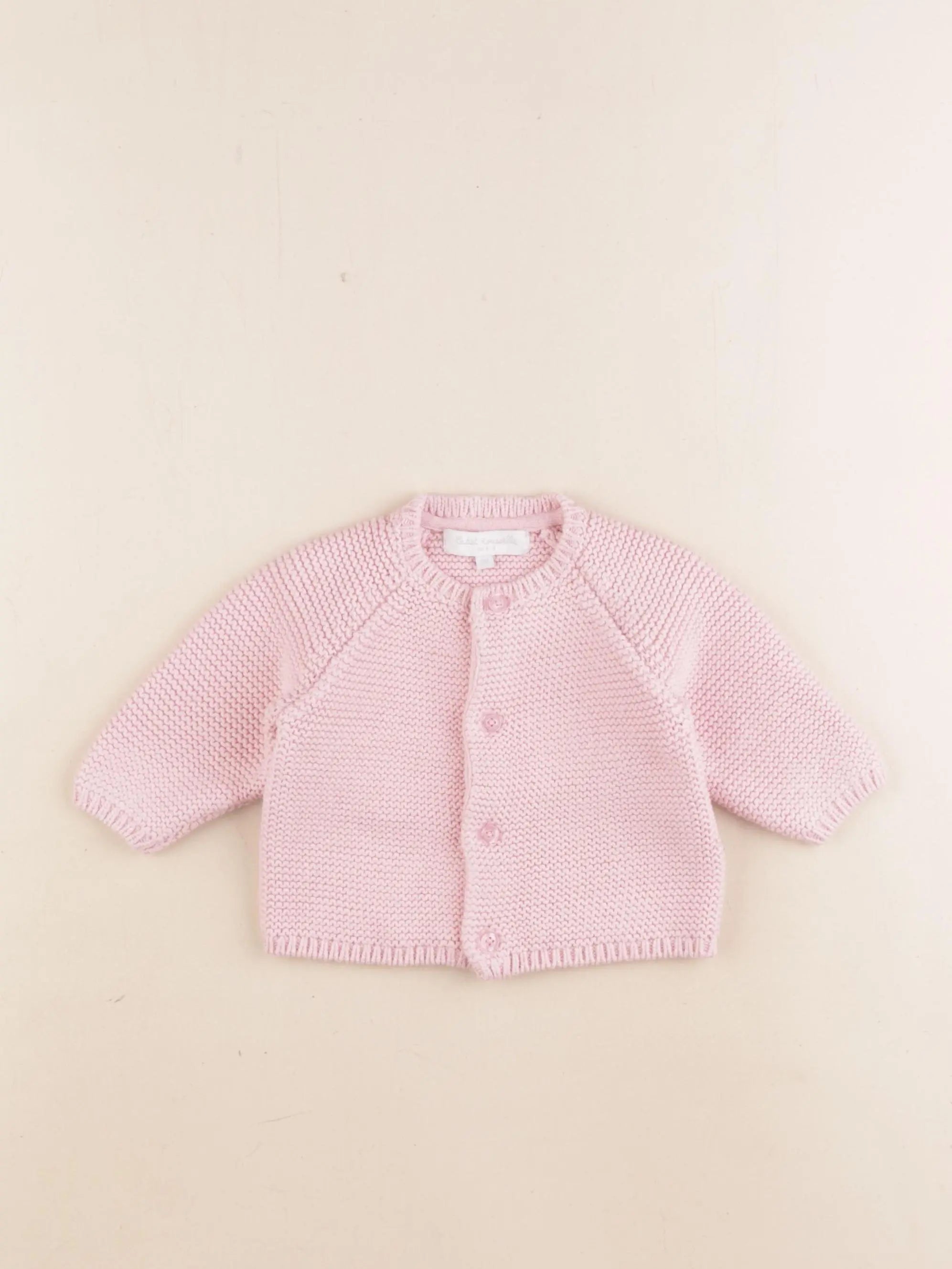 Cadet Rousselle - gilet rose - 3 mois
