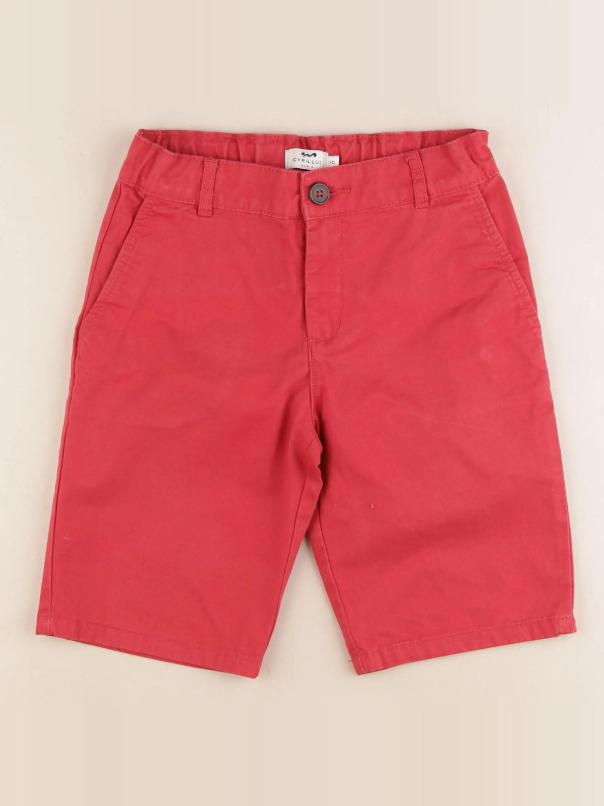Cyrillus - short rouge - 10 ans