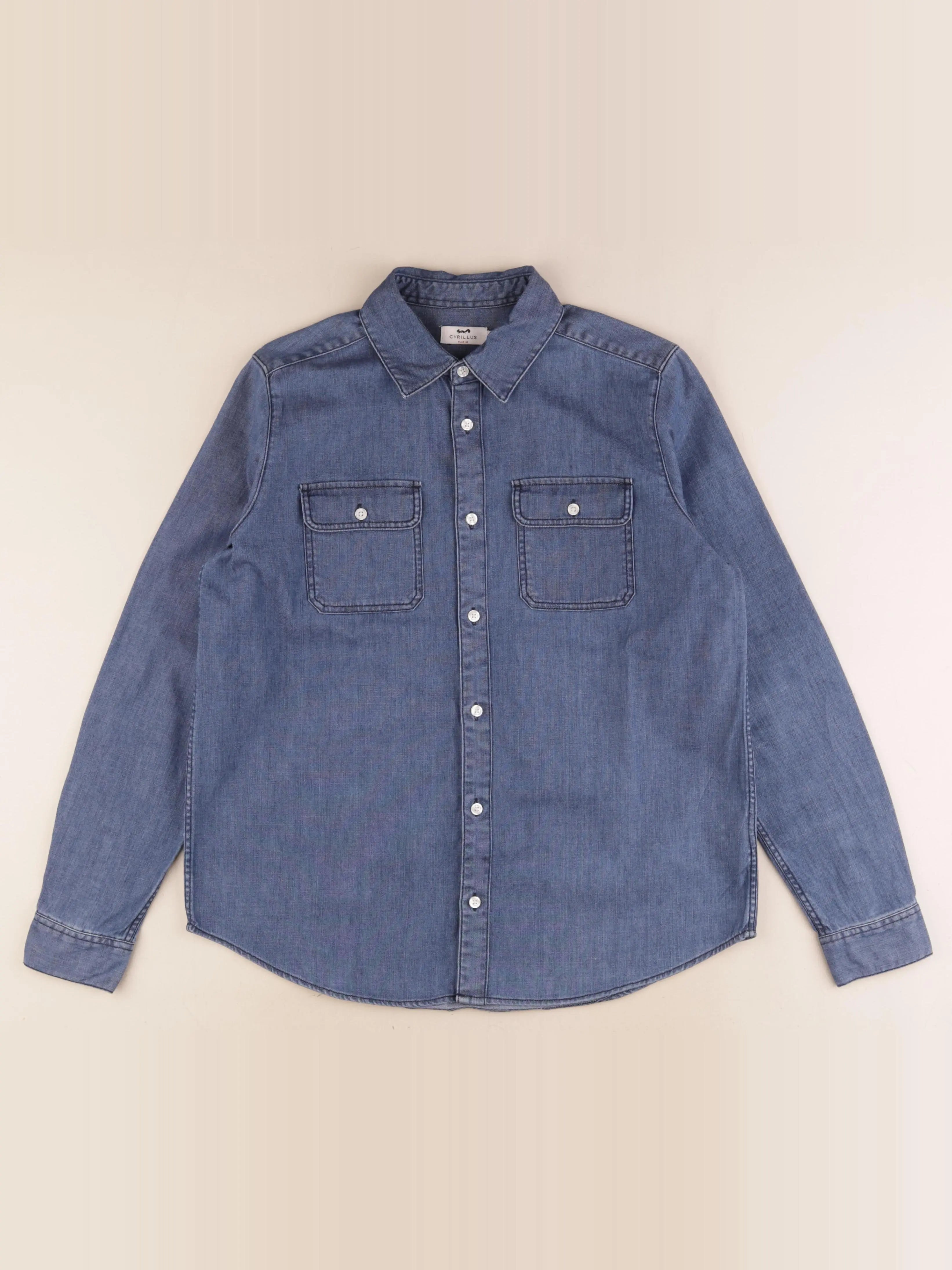 Cyrillus - chemise bleu - 14 ans