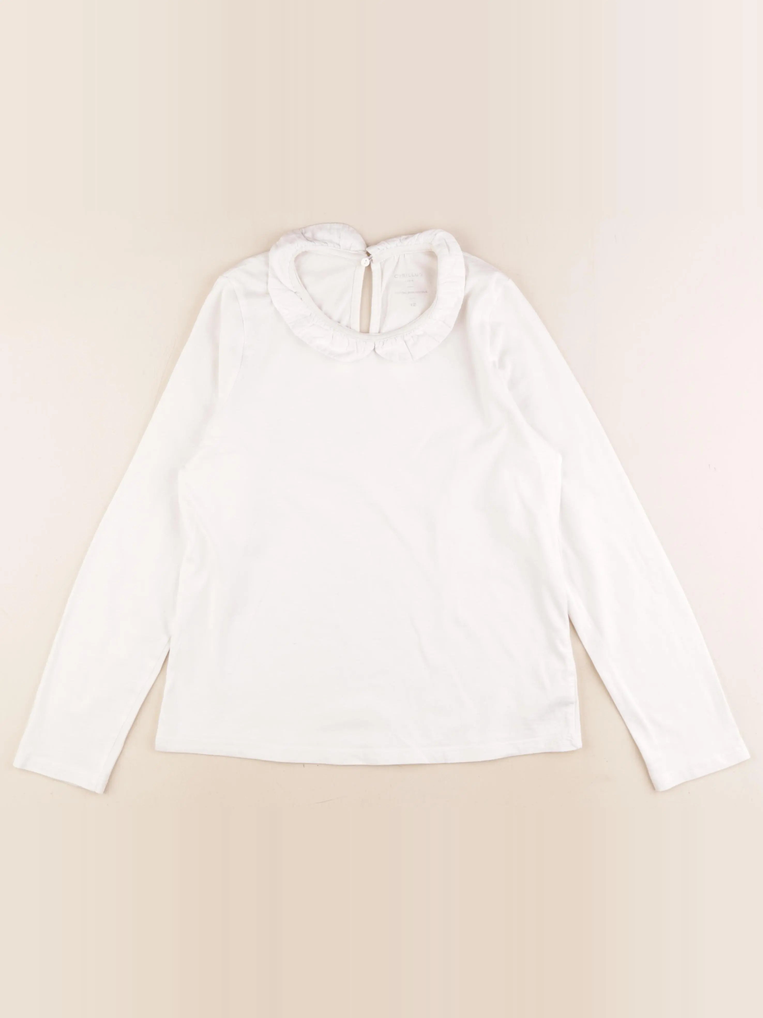 Cyrillus - tee-shirt blanc - 12 ans