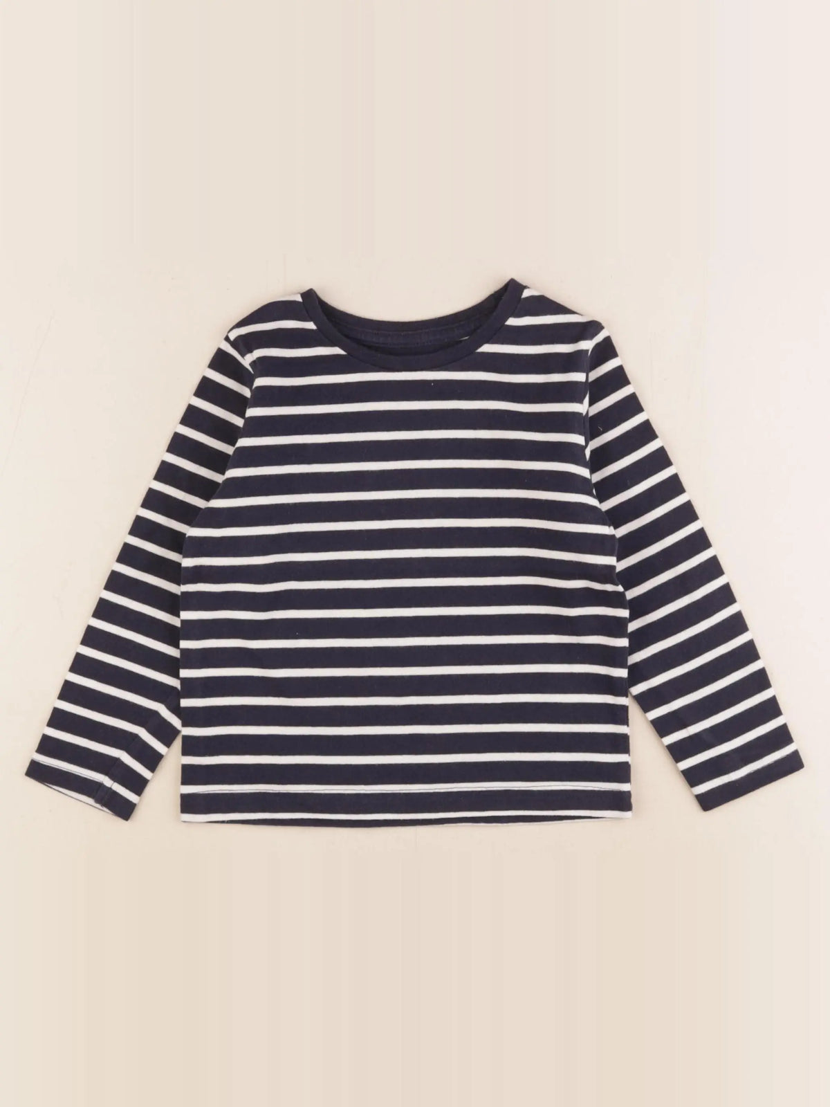 Vertbaudet - tee-shirt bleu, blanc - 3 ans