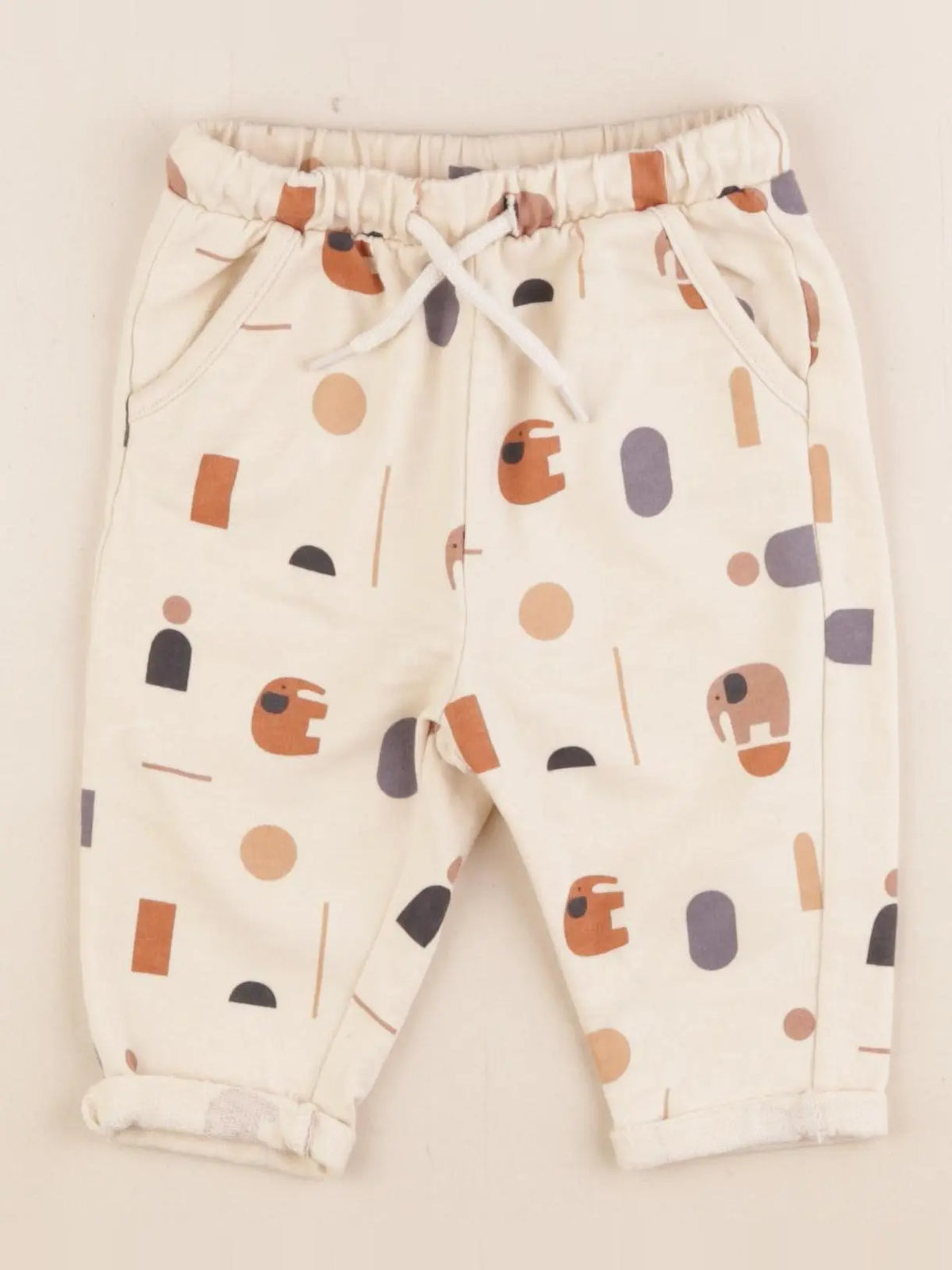 Vertbaudet - jogging beige - 9 mois