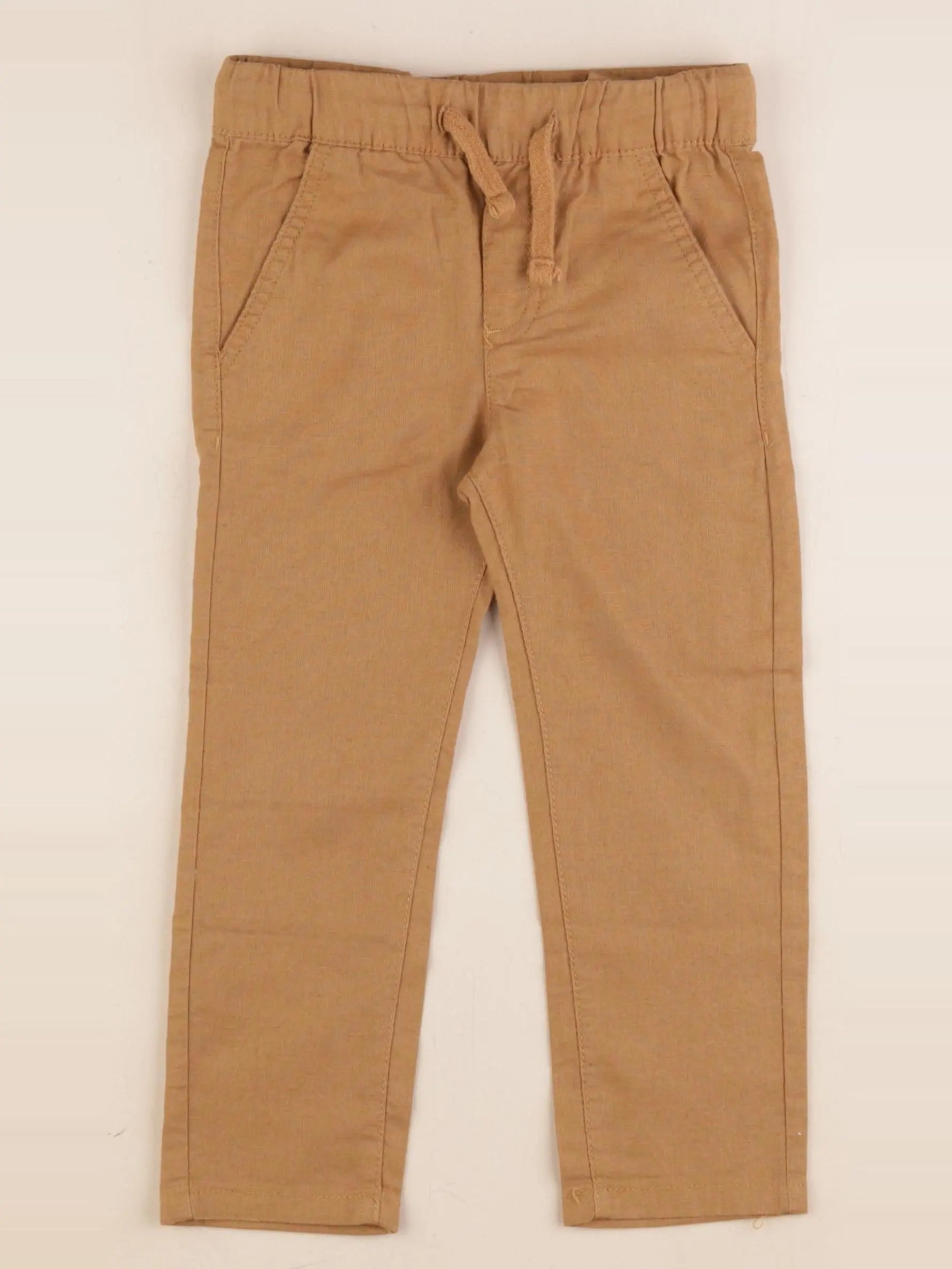 Vertbaudet - pantalon marron - 3 ans