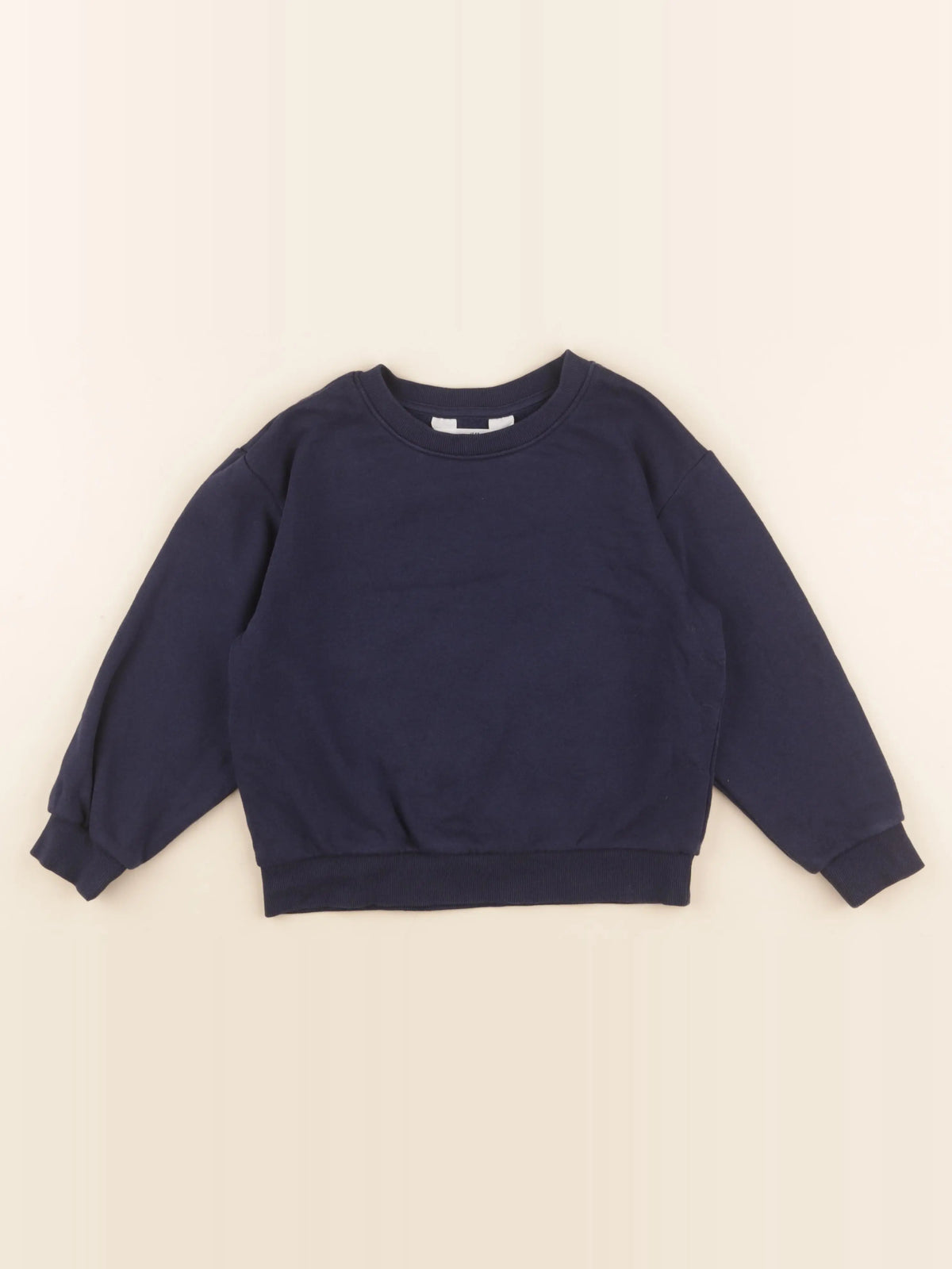 H&M - sweat bleu - 4/6 ans