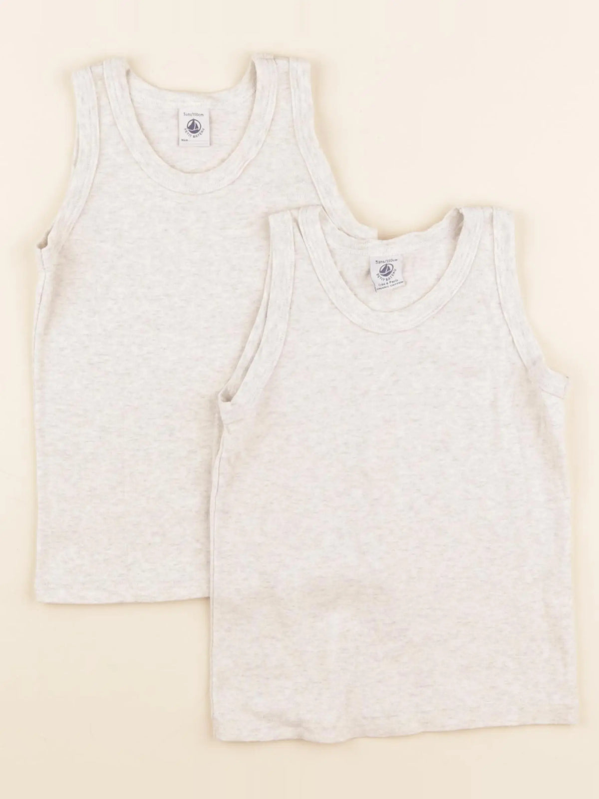 Petit Bateau - maillot de corps beige - 5 ans