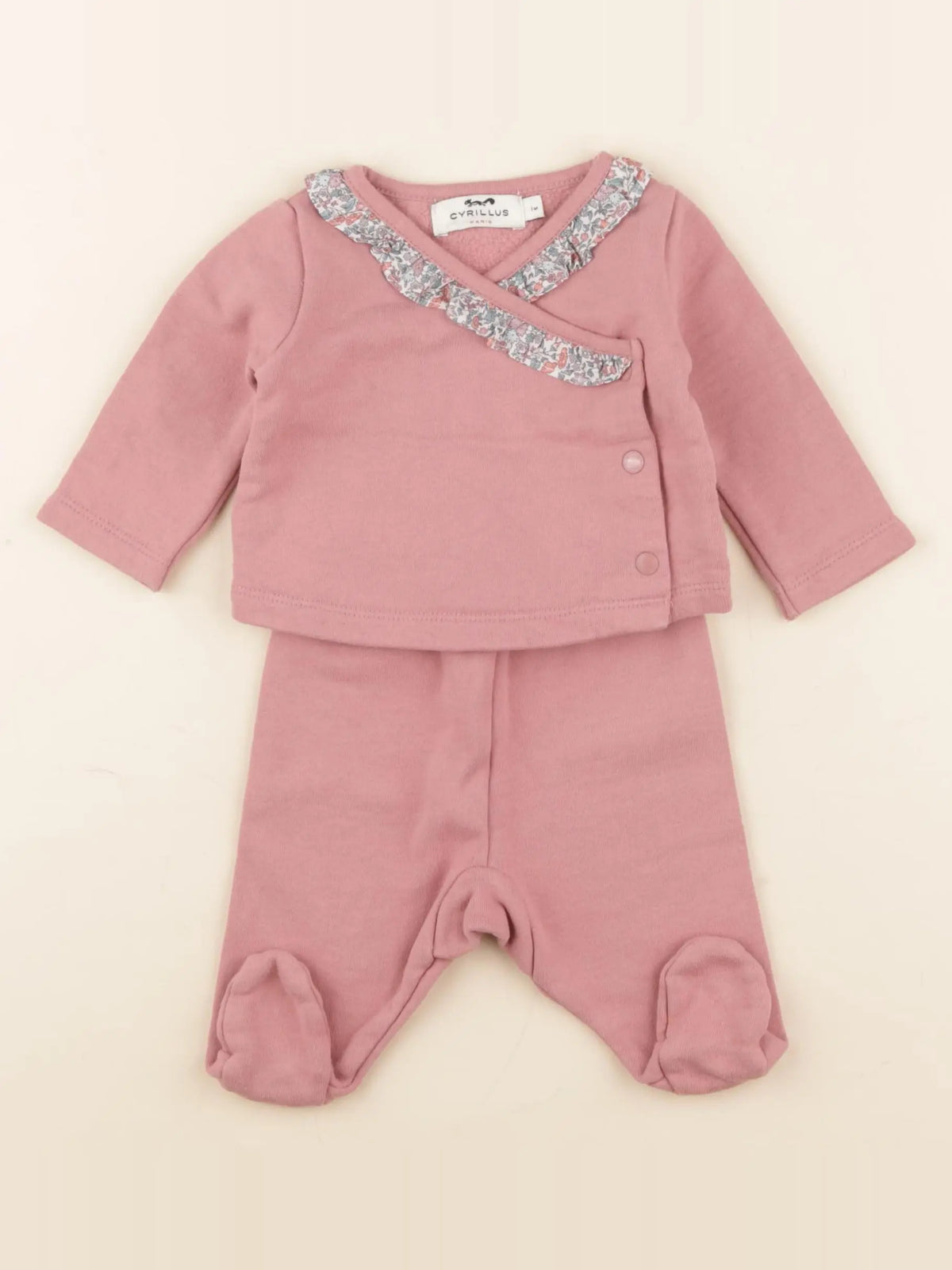Cyrillus - ensemble rose - 1 mois
