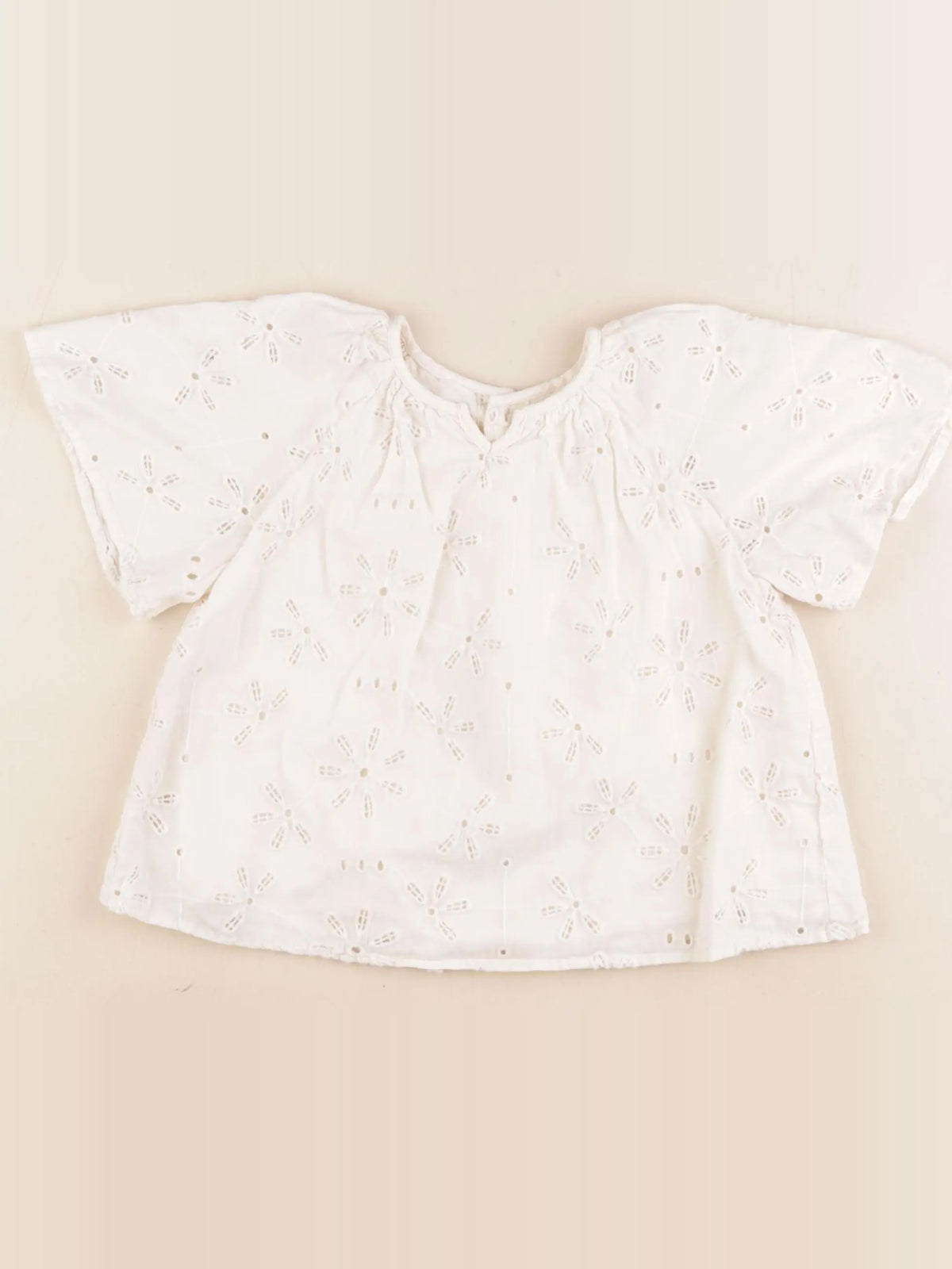 Zara - blouse blanc - 2/3 ans
