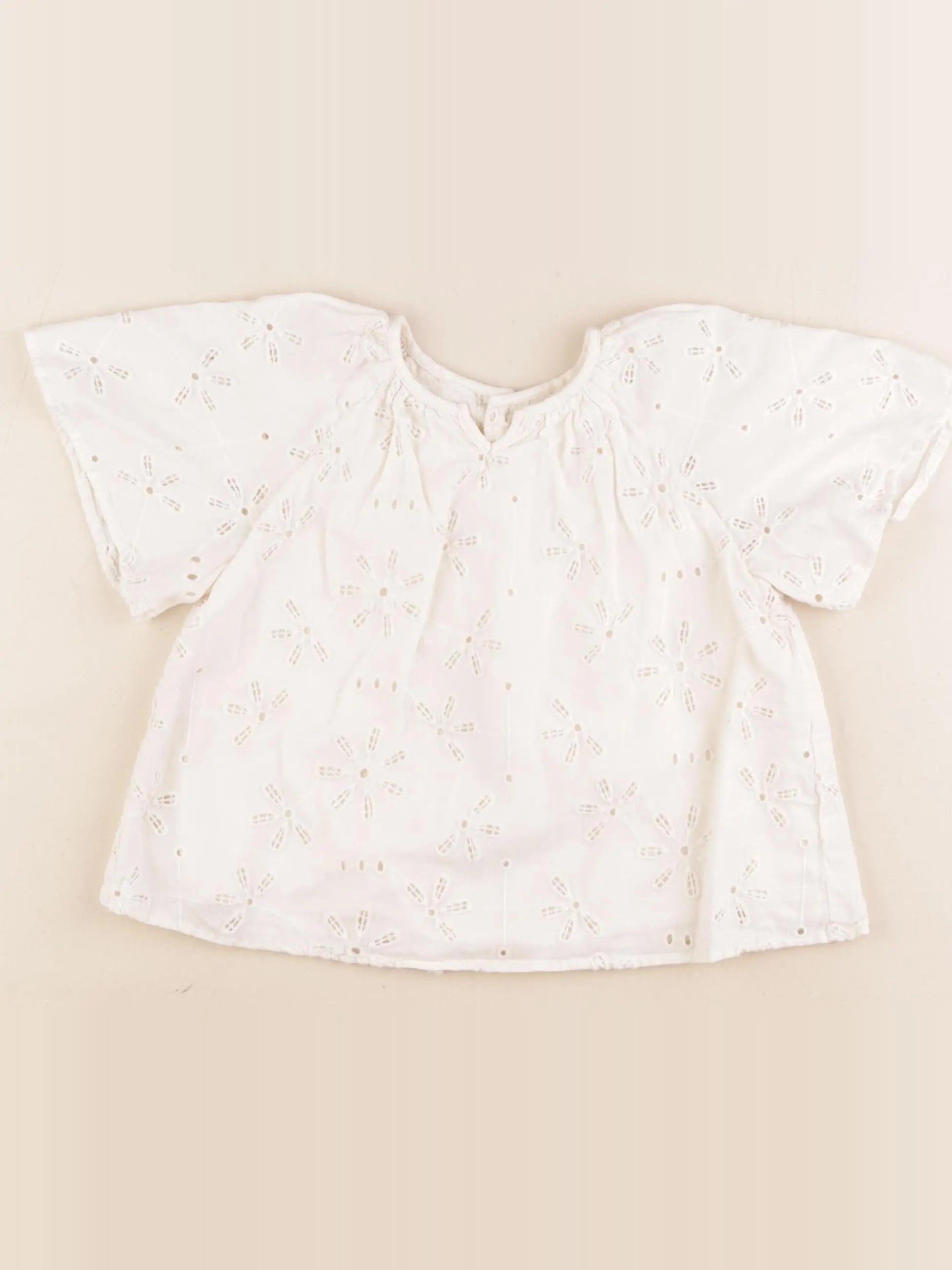 Zara - blouse blanc - 2/3 ans