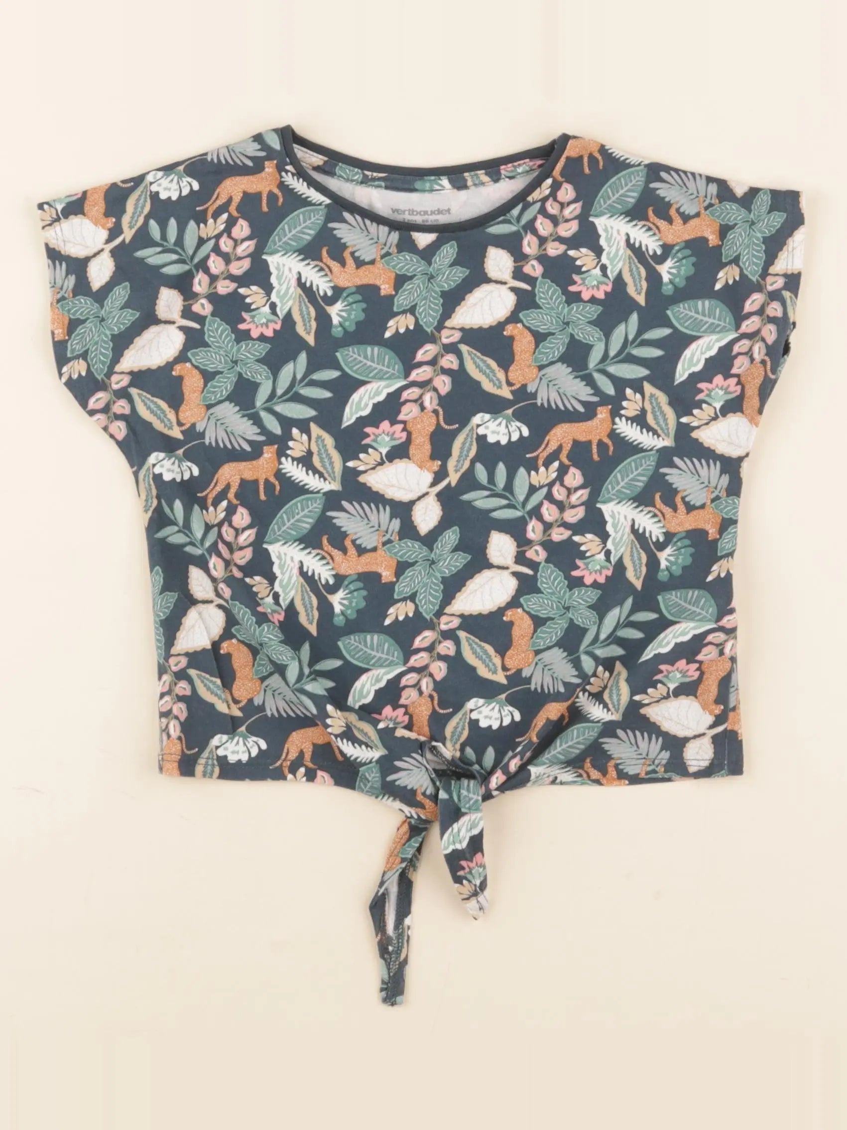 Vertbaudet - tee-shirt multicolore - 2 ans