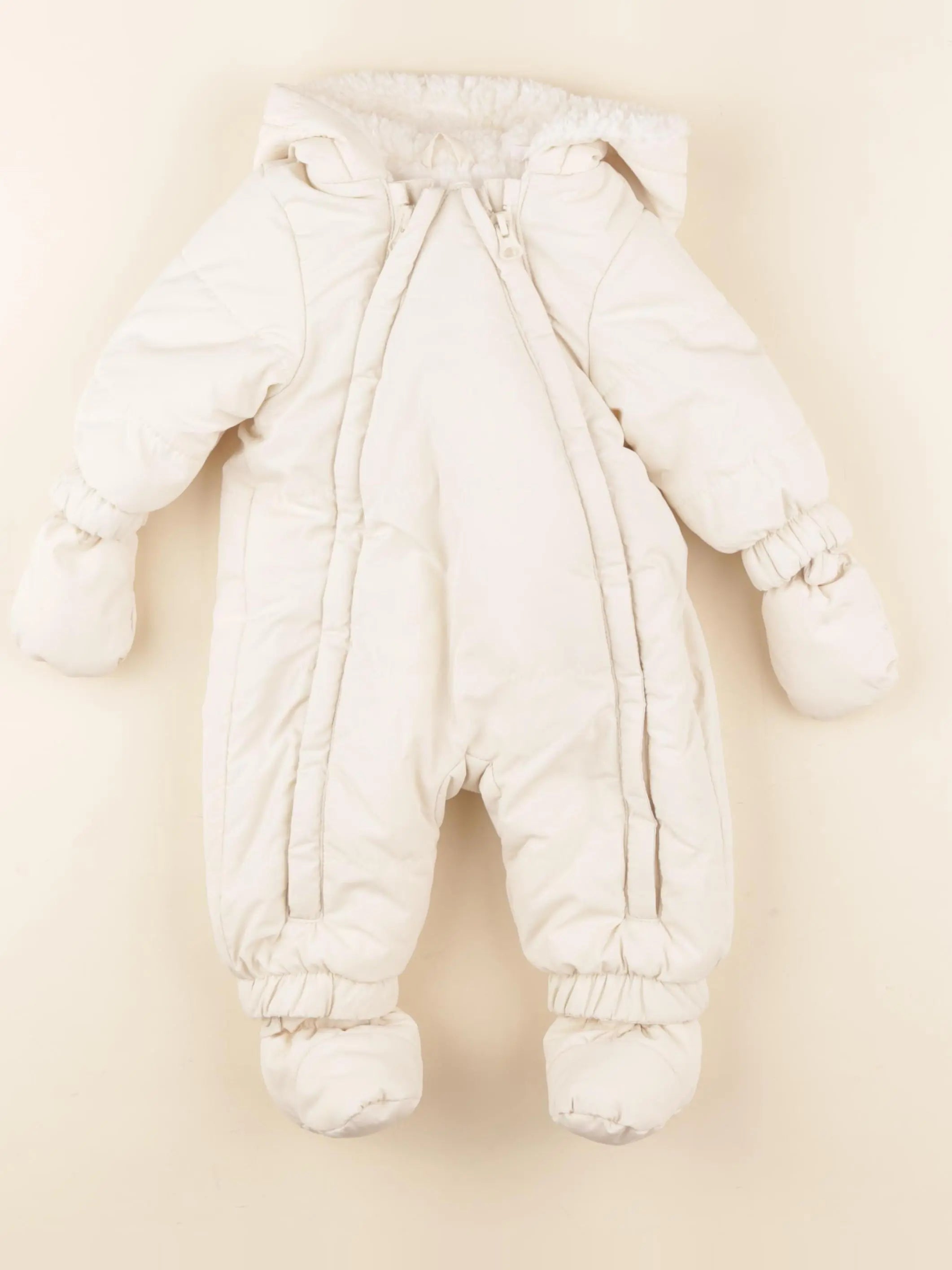 Zara - combi-pilote beige - 1/3 mois