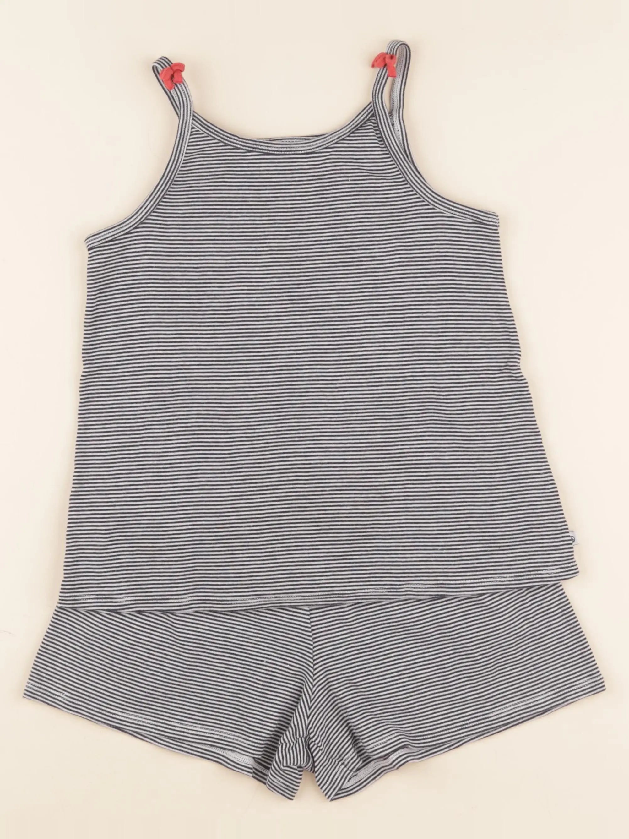 Petit Bateau - pyjama coton bleu - 10 ans