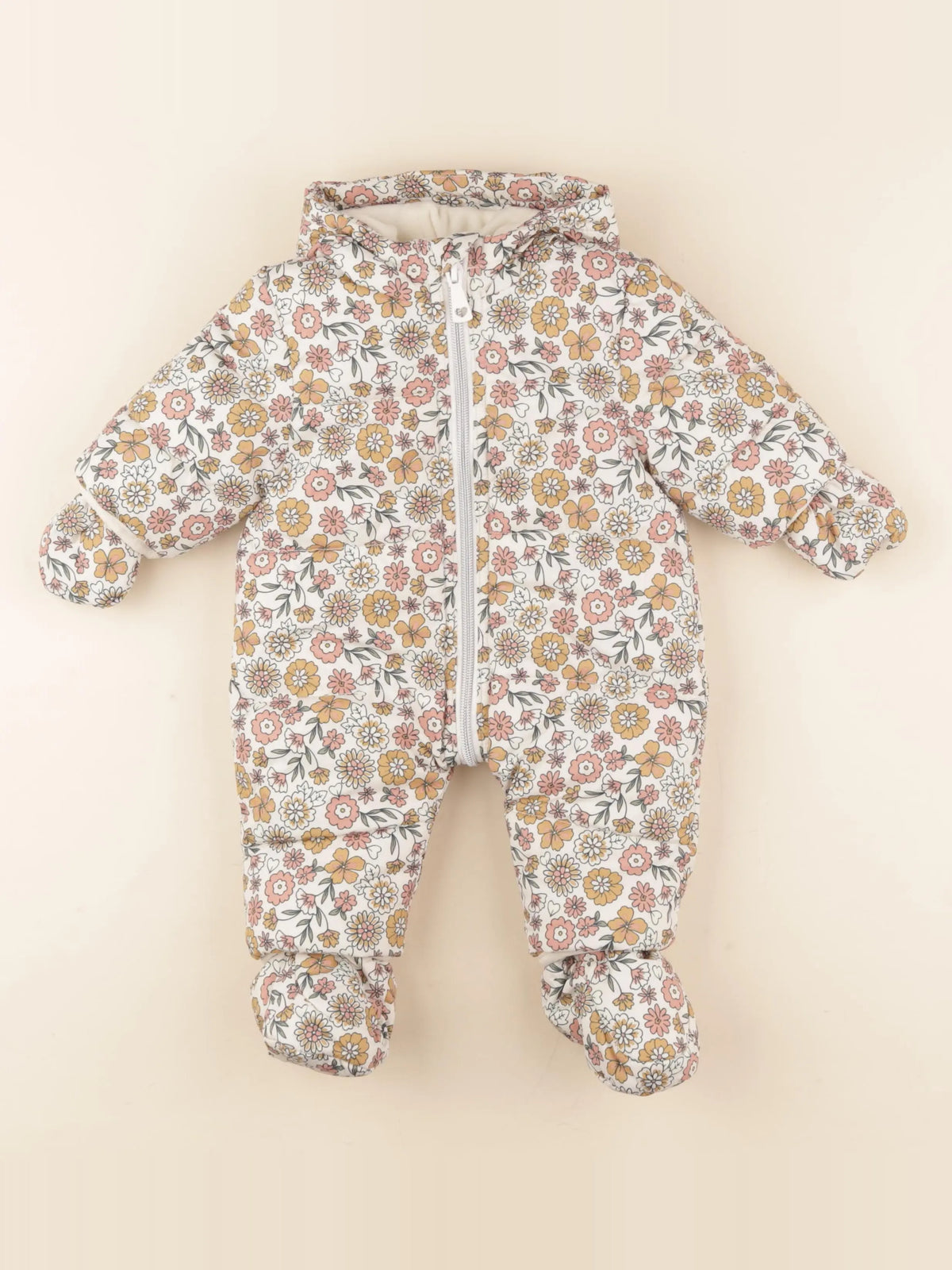 Vertbaudet - combi-pilote multicolore - 1 mois