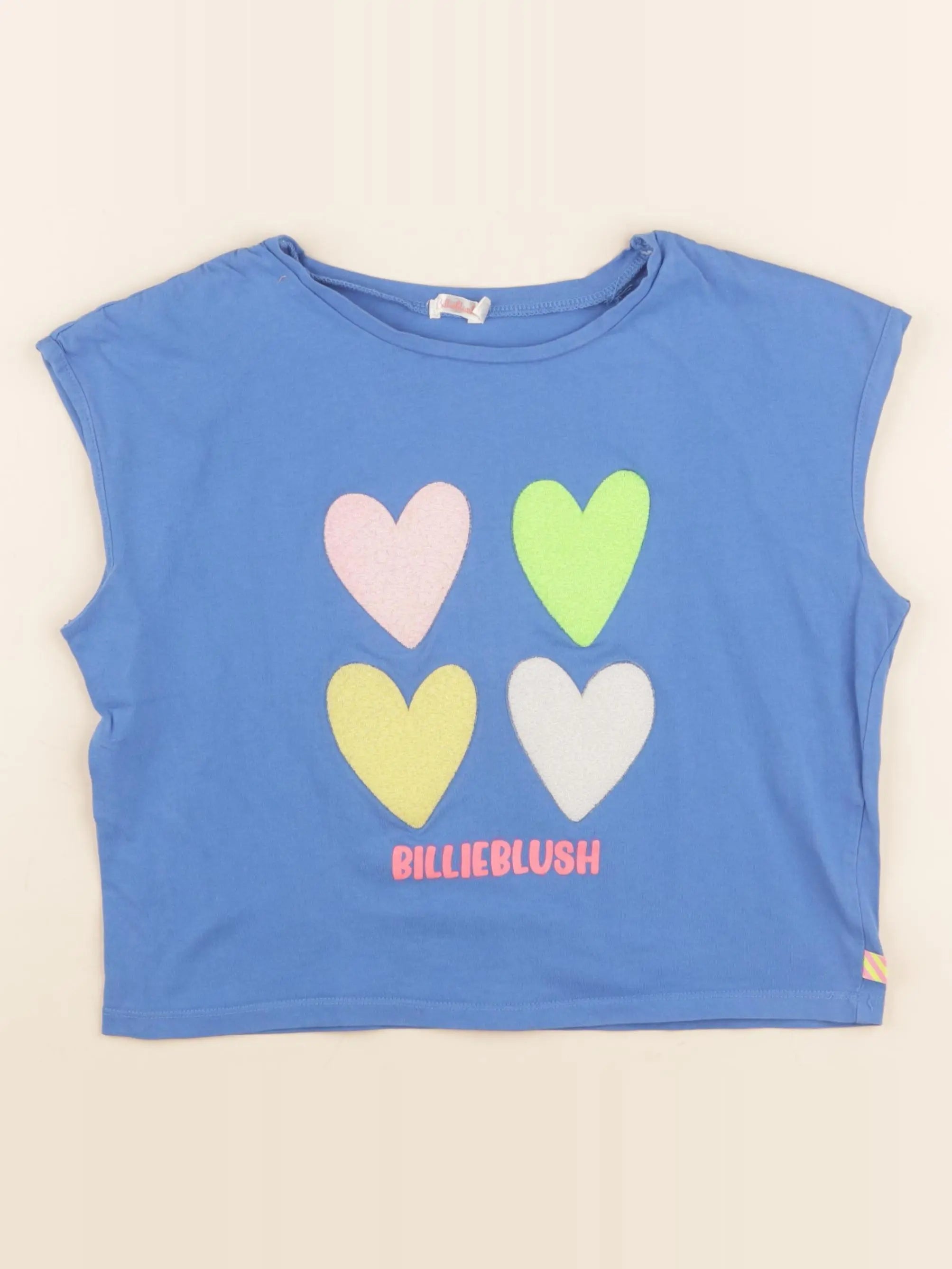 Billie Blush - tee-shirt bleu - 10 ans