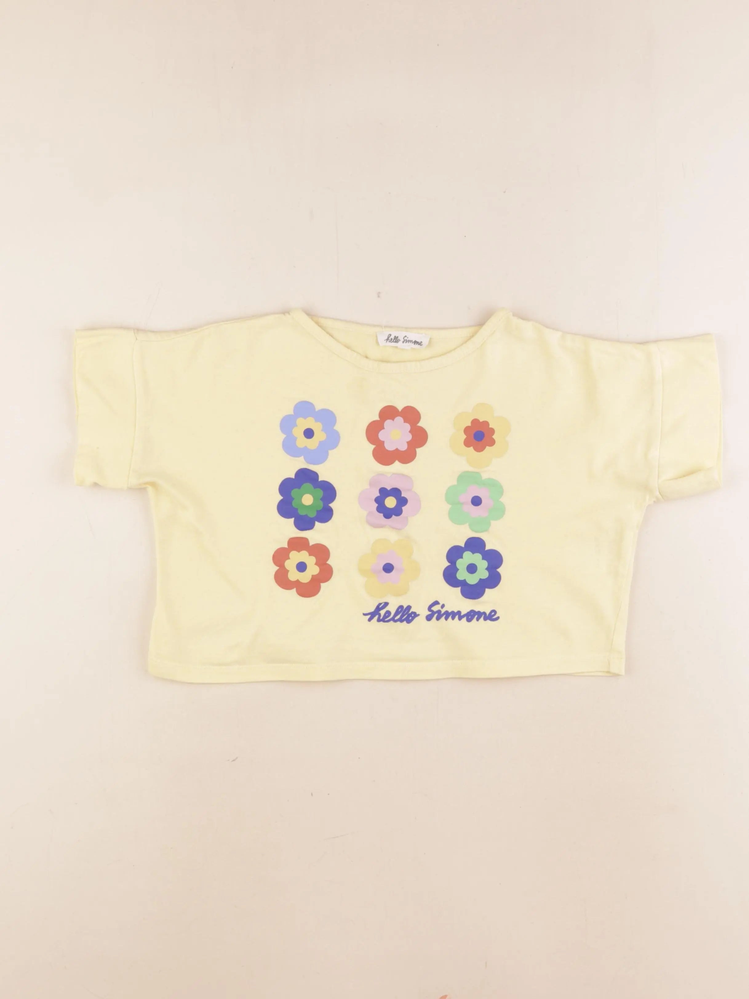 Hello Simone - tee-shirt jaune - 4 ans