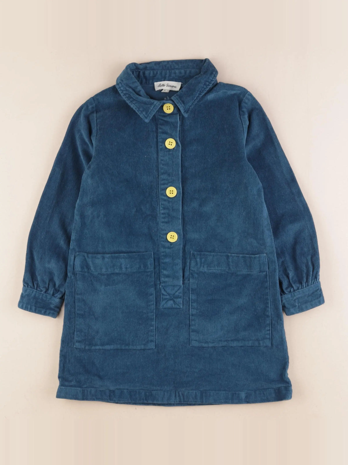 Hello Simone - robe bleu - 6 ans