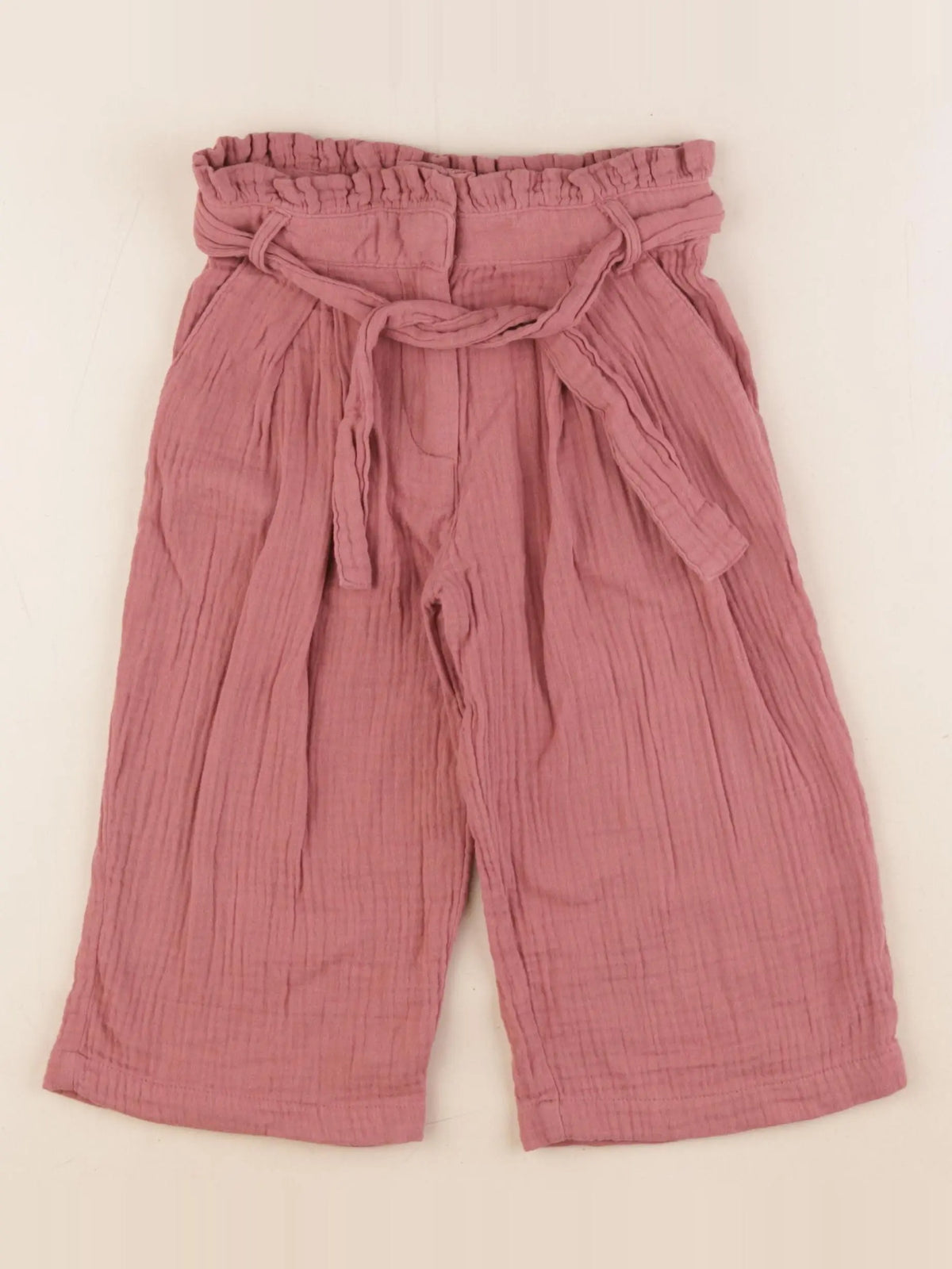 Vertbaudet - pantalon rouge - 4 ans