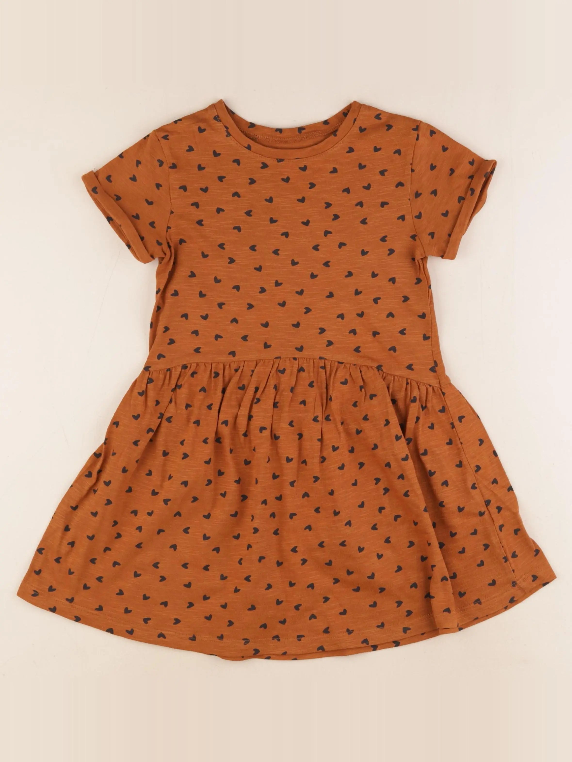 Vertbaudet - robe marron - 6 ans