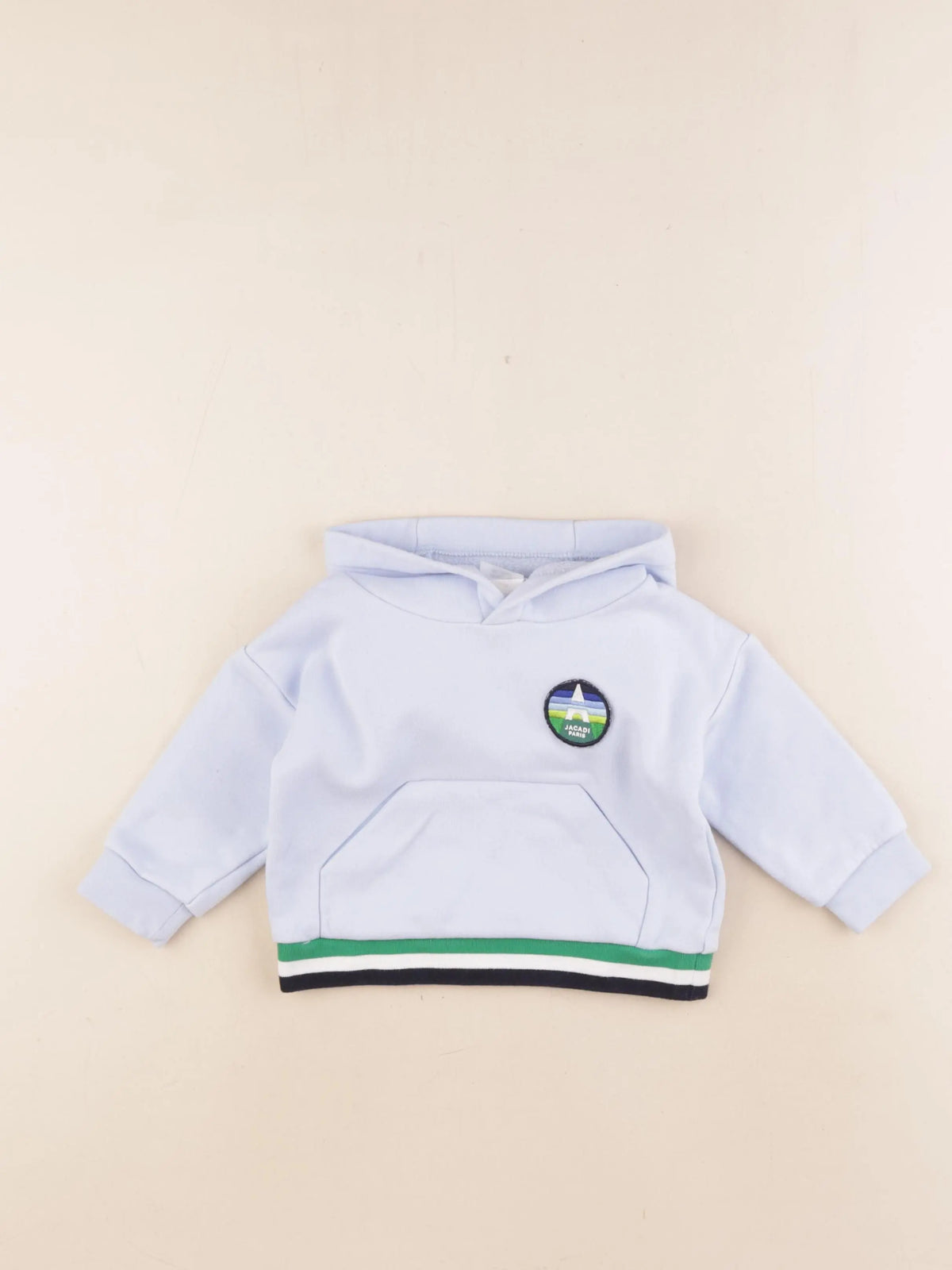 Jacadi - sweat bleu - 12 mois