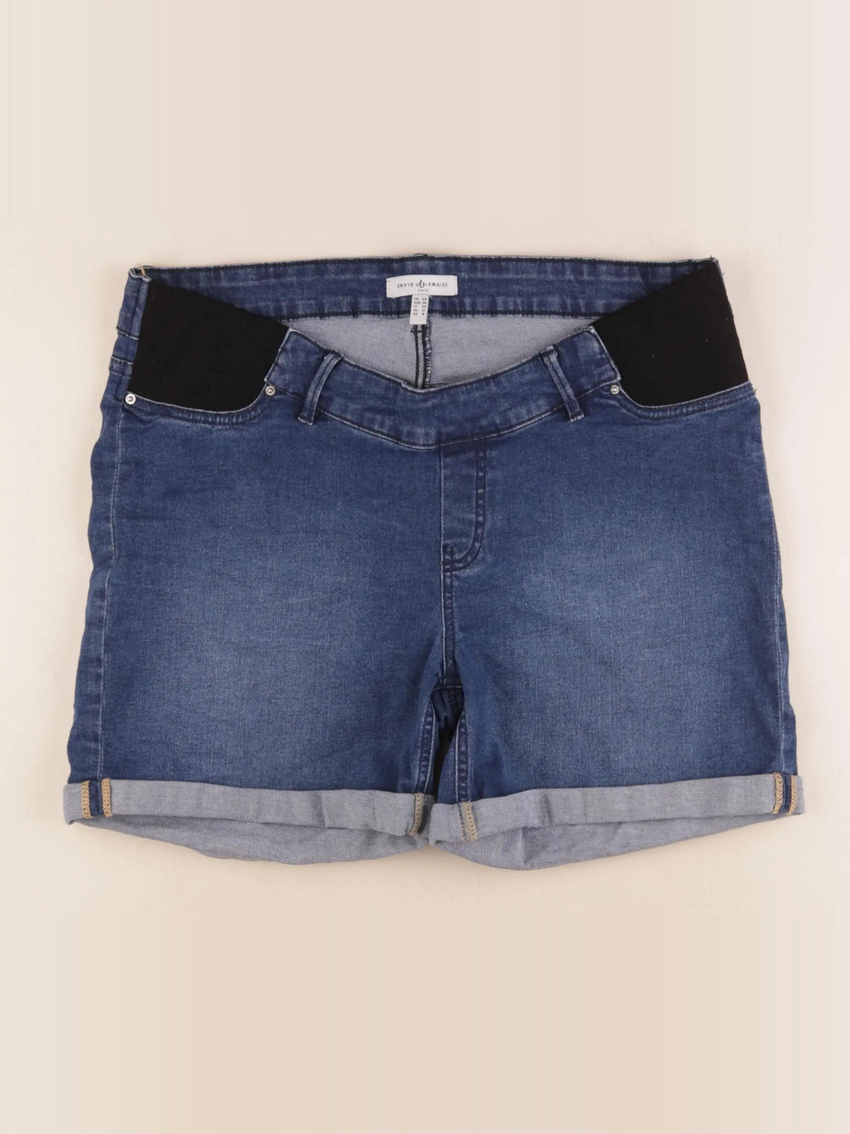 Envie de fraise - short grossesse bleu - 40