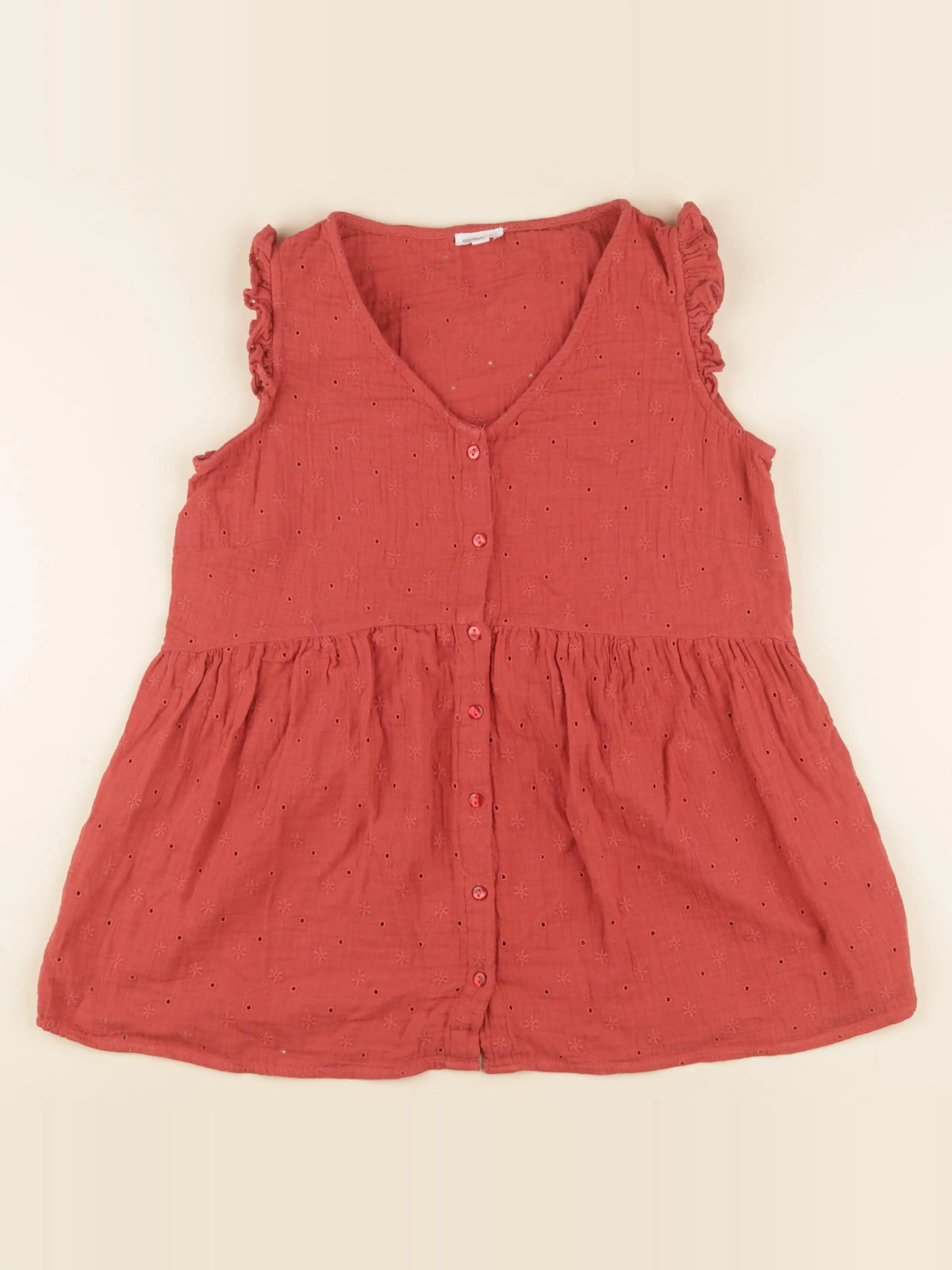 Vertbaudet - blouse grossesse rouge - 36