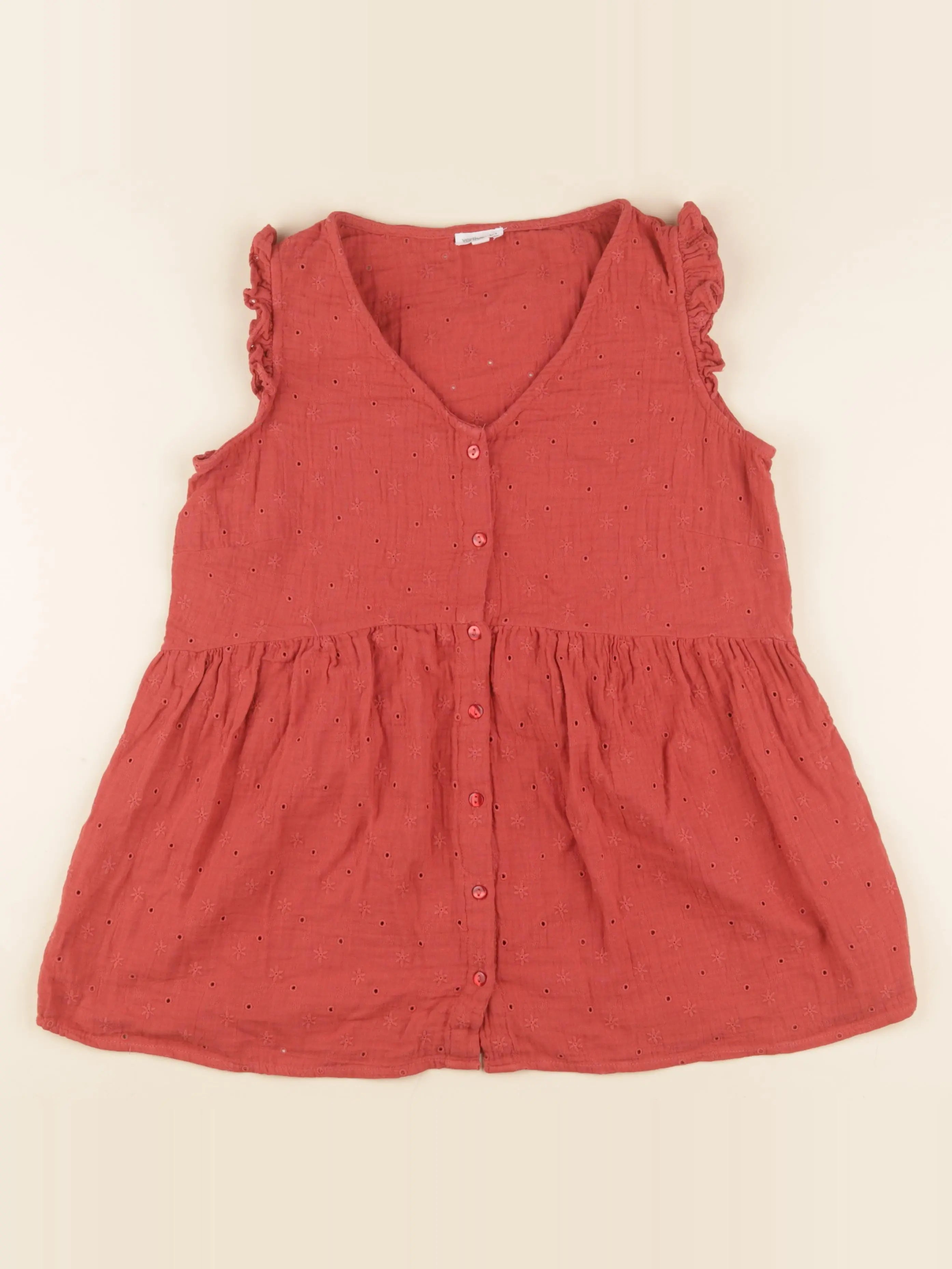 Vertbaudet - blouse grossesse rouge - 36