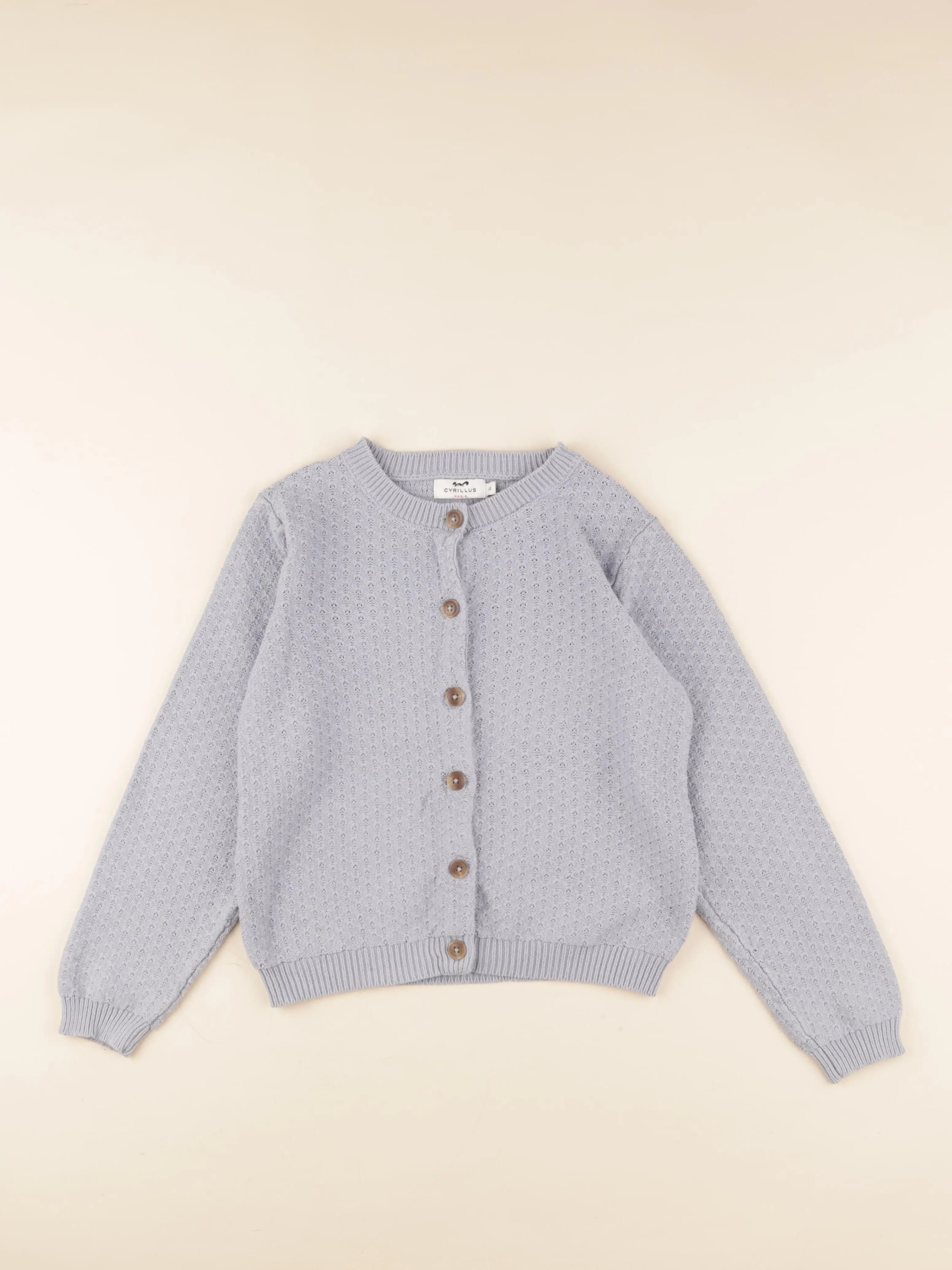 Cyrillus - gilet bleu - 10 ans