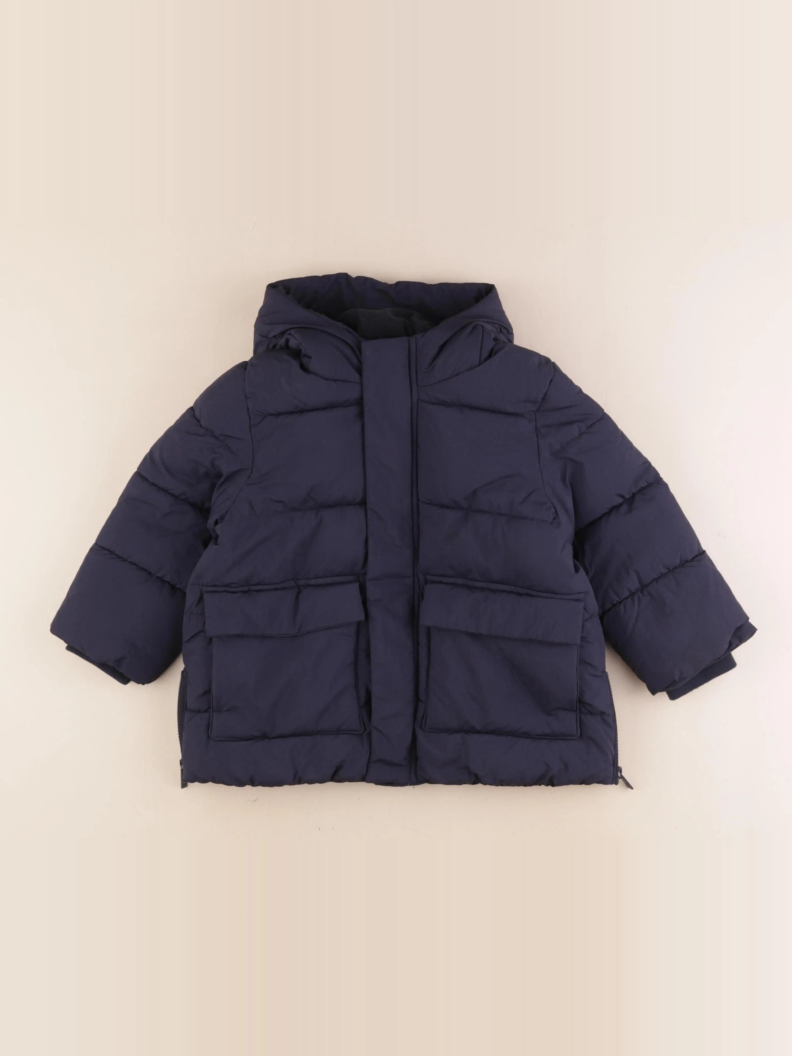 Vertbaudet - doudoune bleu - 4 ans