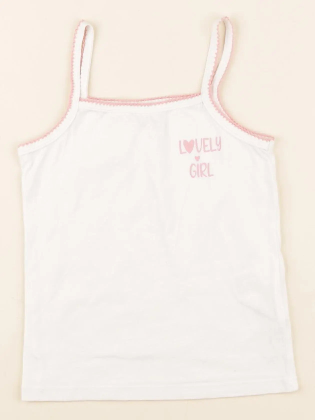 Vertbaudet - maillot de corps beige - 4 ans