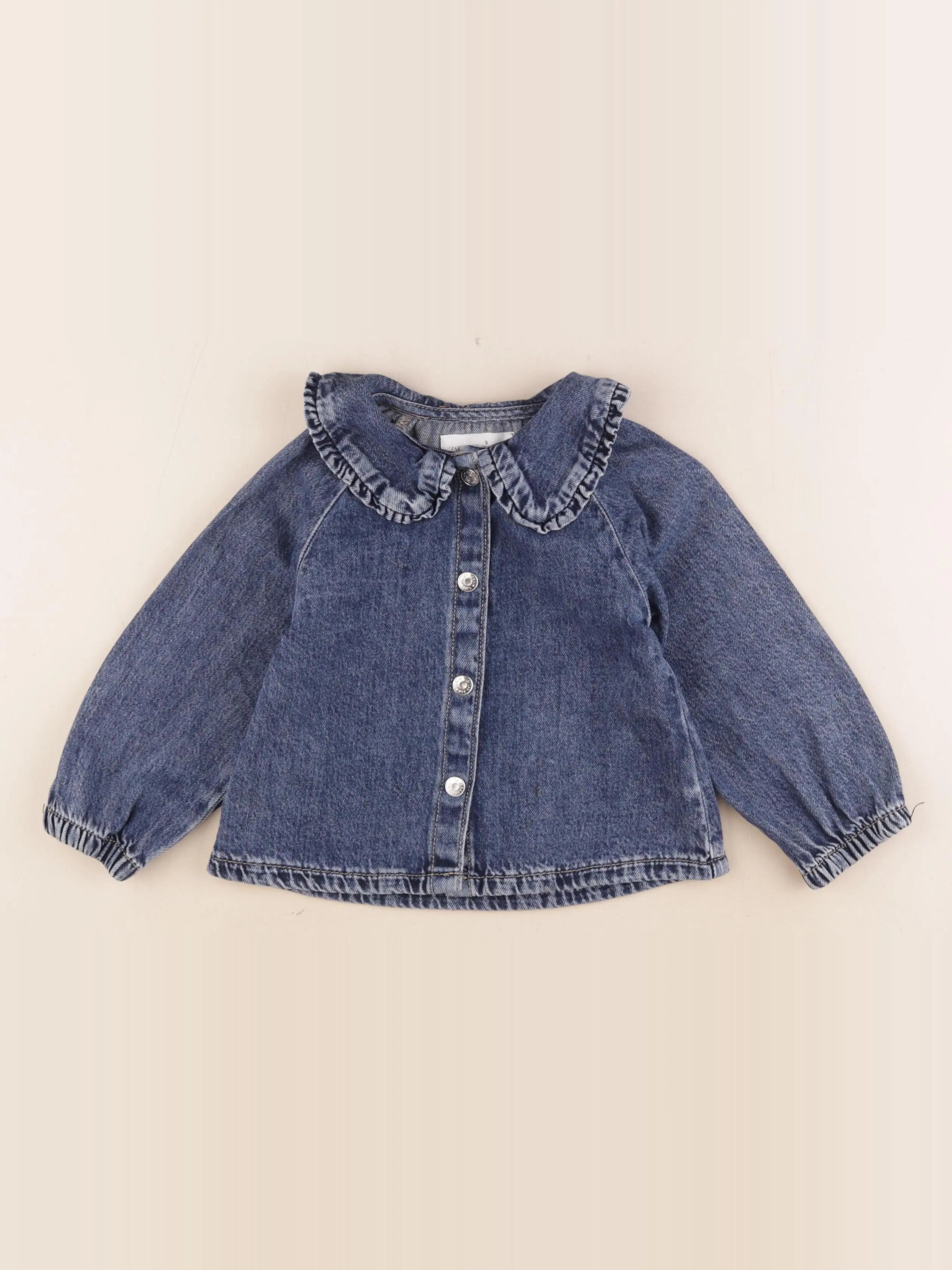 Zara - chemise bleu - 3 ans