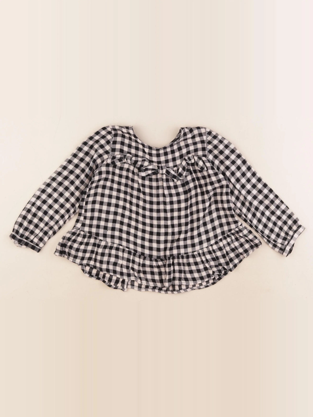 Zara - blouse noir - 18/24 mois