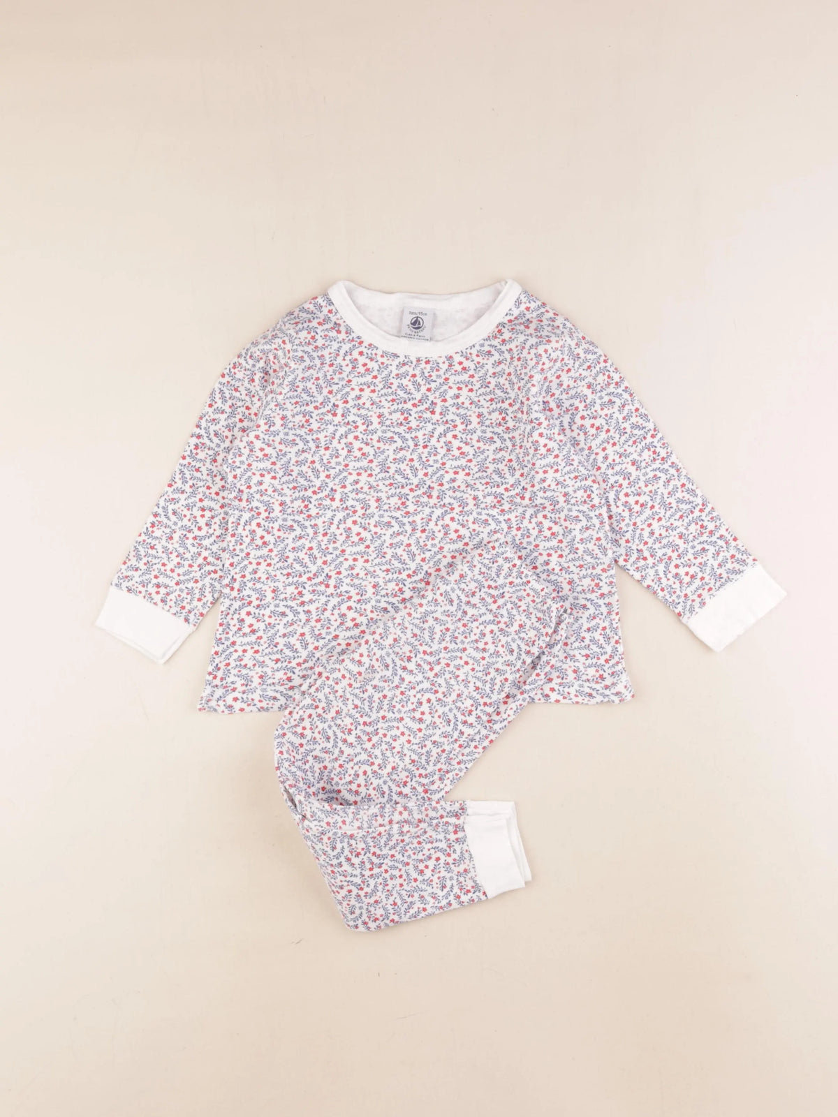 Petit Bateau - pyjama coton multicolore - 3 ans
