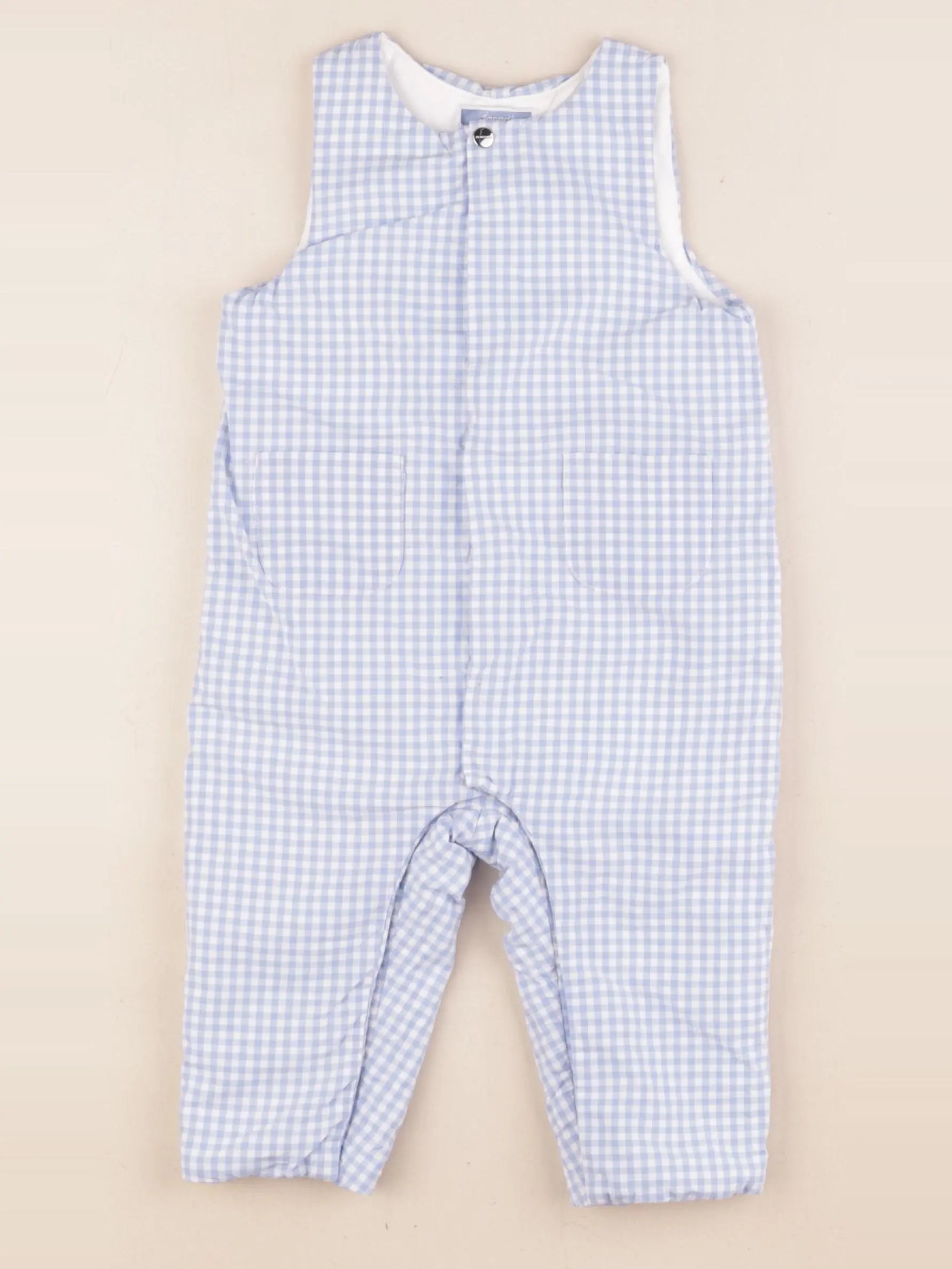 Jacadi - combinaison blanc, bleu - 12 mois