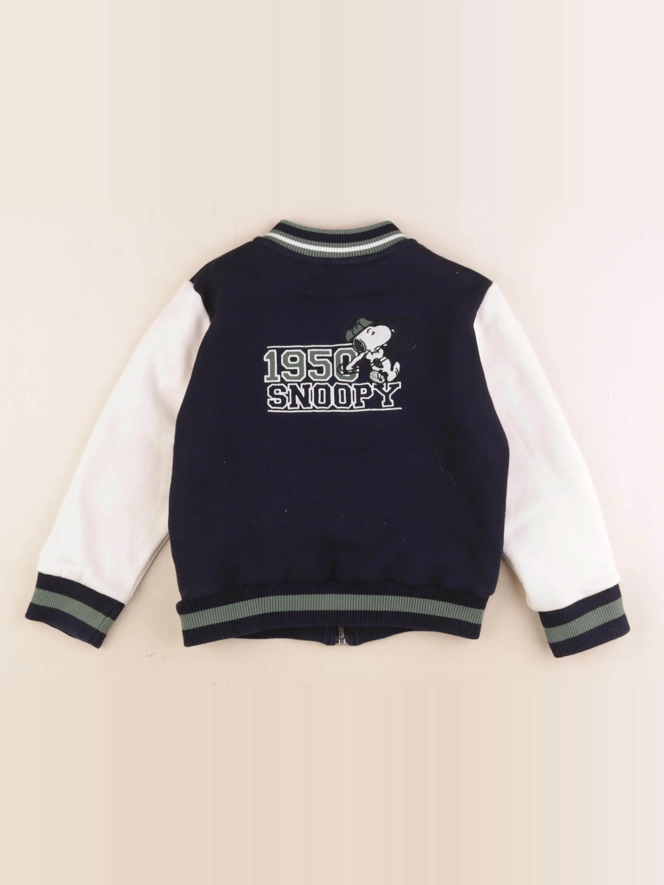 Cyrillus - veste bleu, blanc - 6 ans