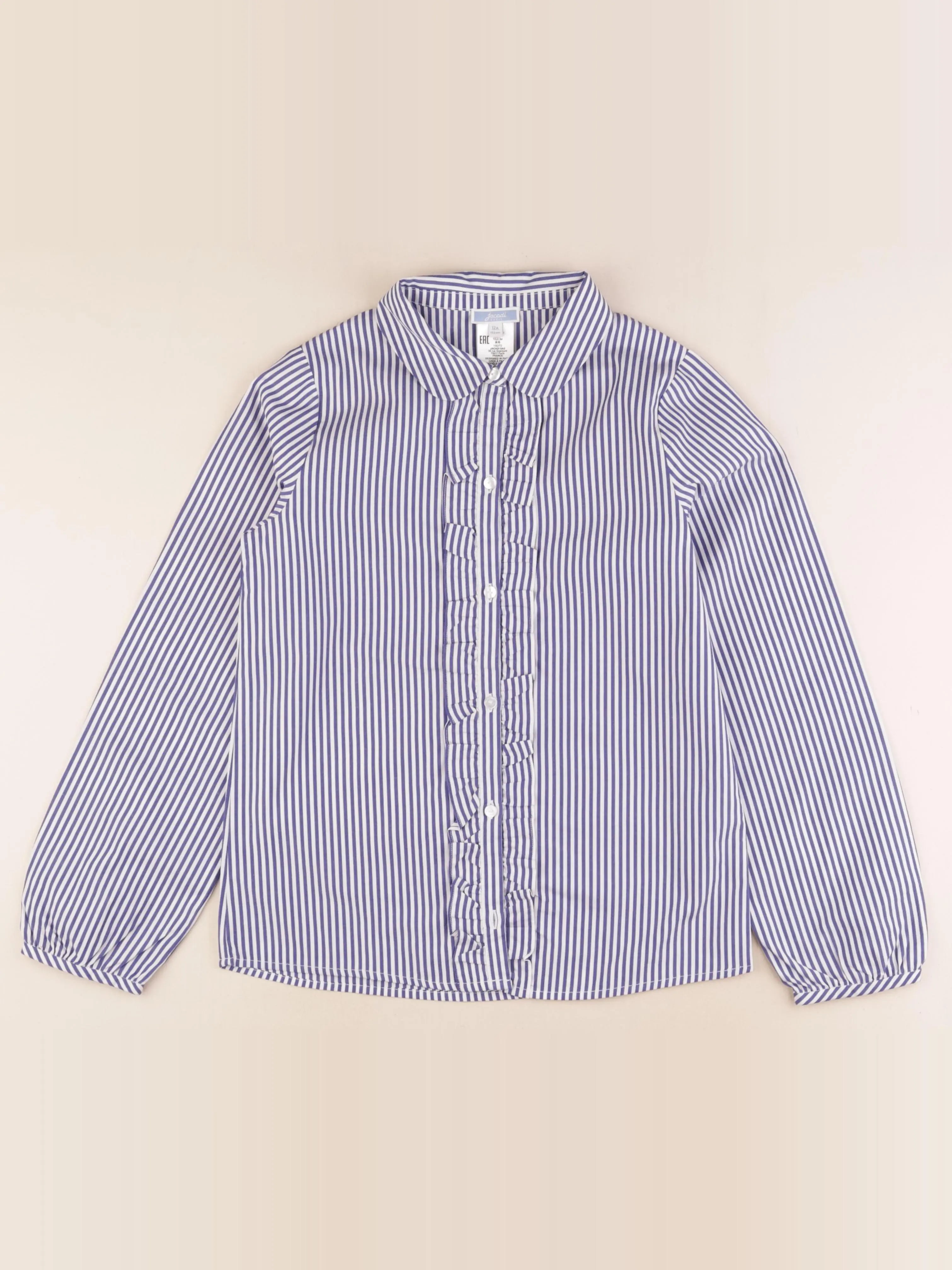 Jacadi - chemise blanc, bleu - 12 ans