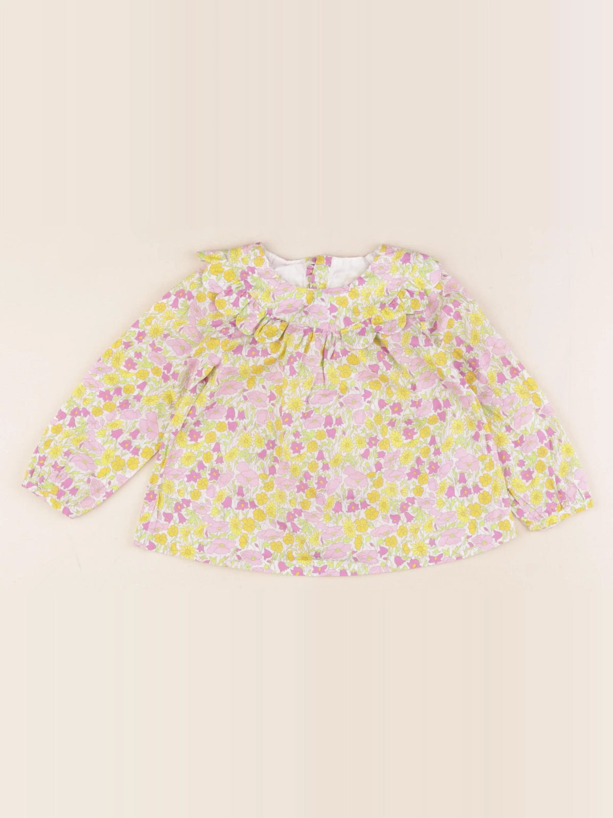Jacadi - blouse liberty multicolore - 18 mois