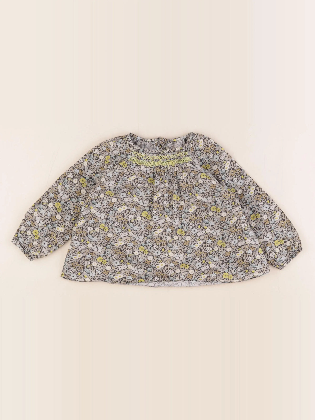 Jacadi - blouse multicolore - 12 mois