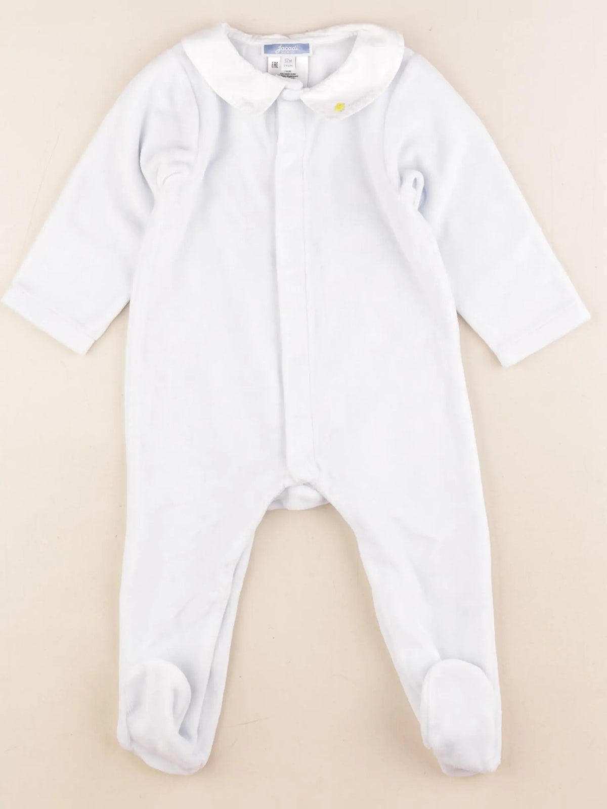 Jacadi - pyjama velours bleu - 12 mois