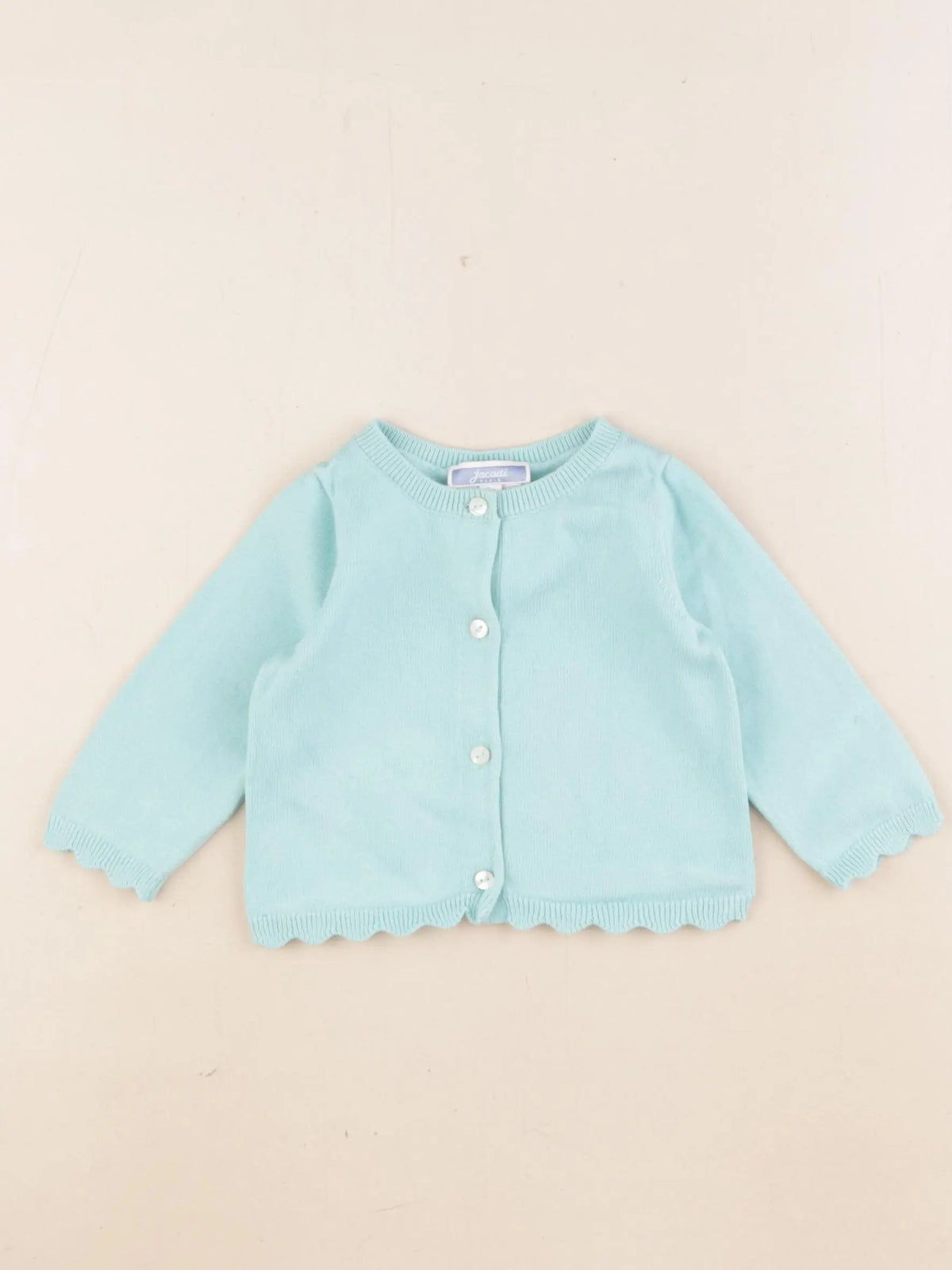 Jacadi - gilet vert - 6 mois
