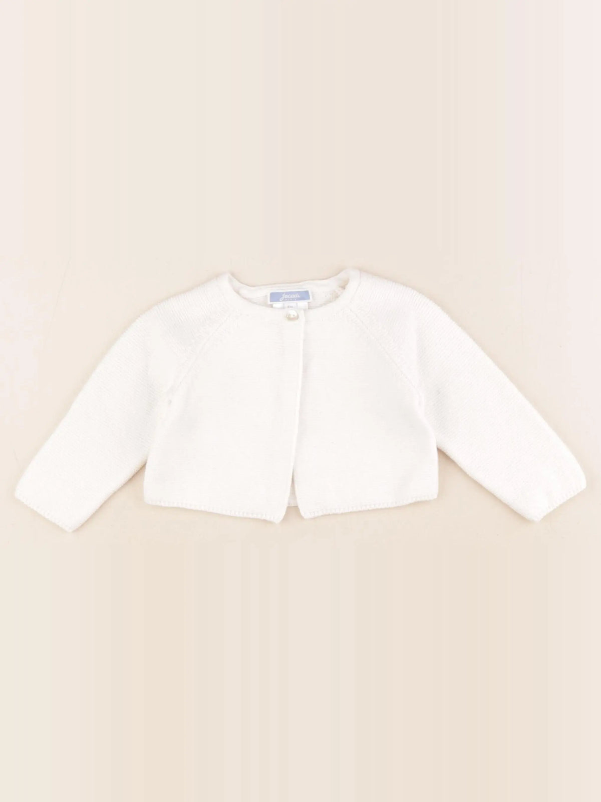 Jacadi - gilet beige - 6 mois