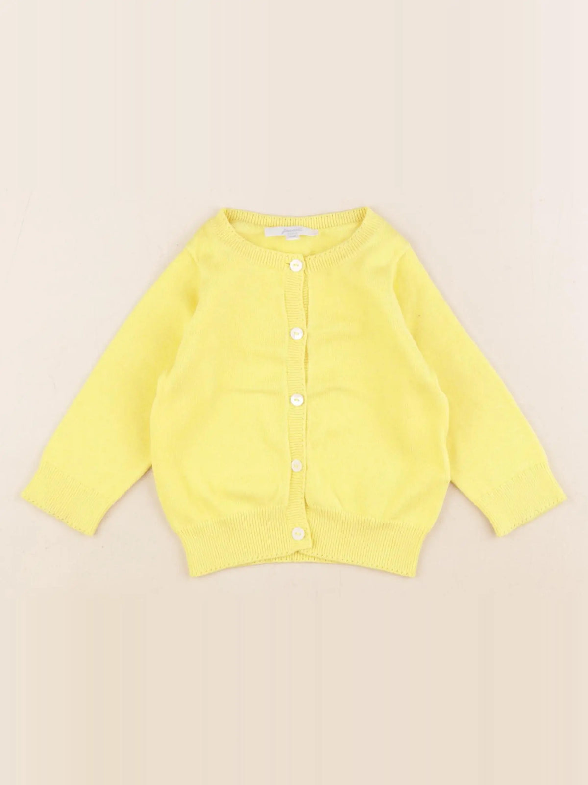 Jacadi - gilet jaune - 6 mois