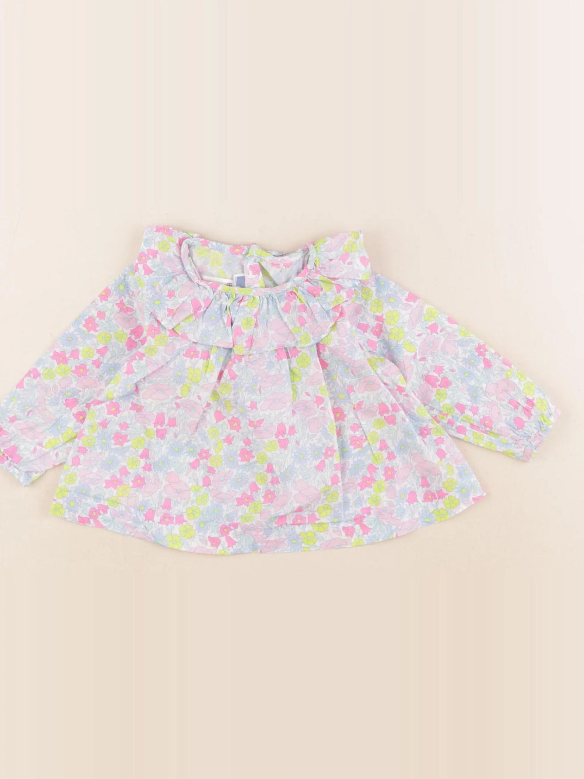 Jacadi - blouse liberty multicolore - 6 mois