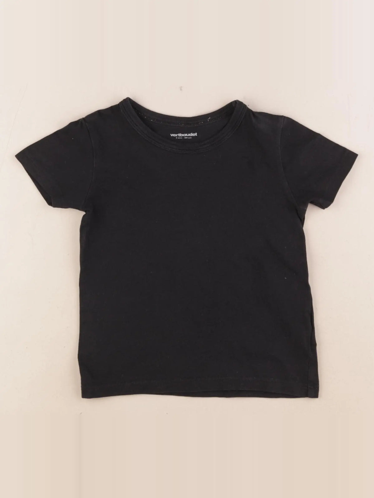 Vertbaudet - tee-shirt noir - 3 ans