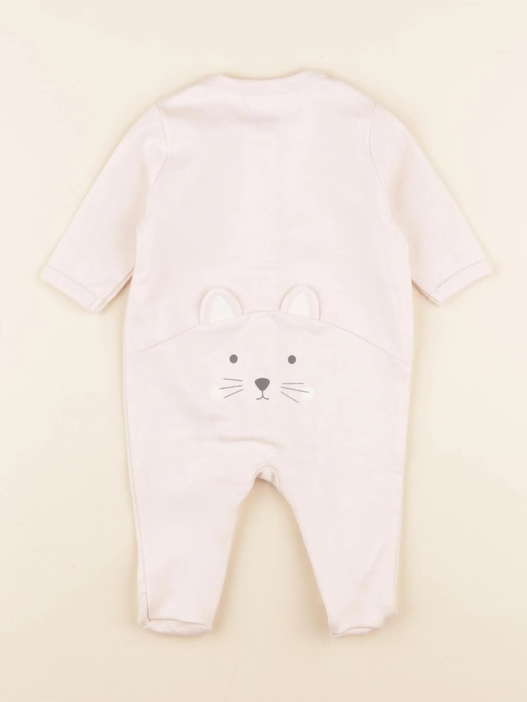 Vertbaudet - pyjama coton rose - 1 mois