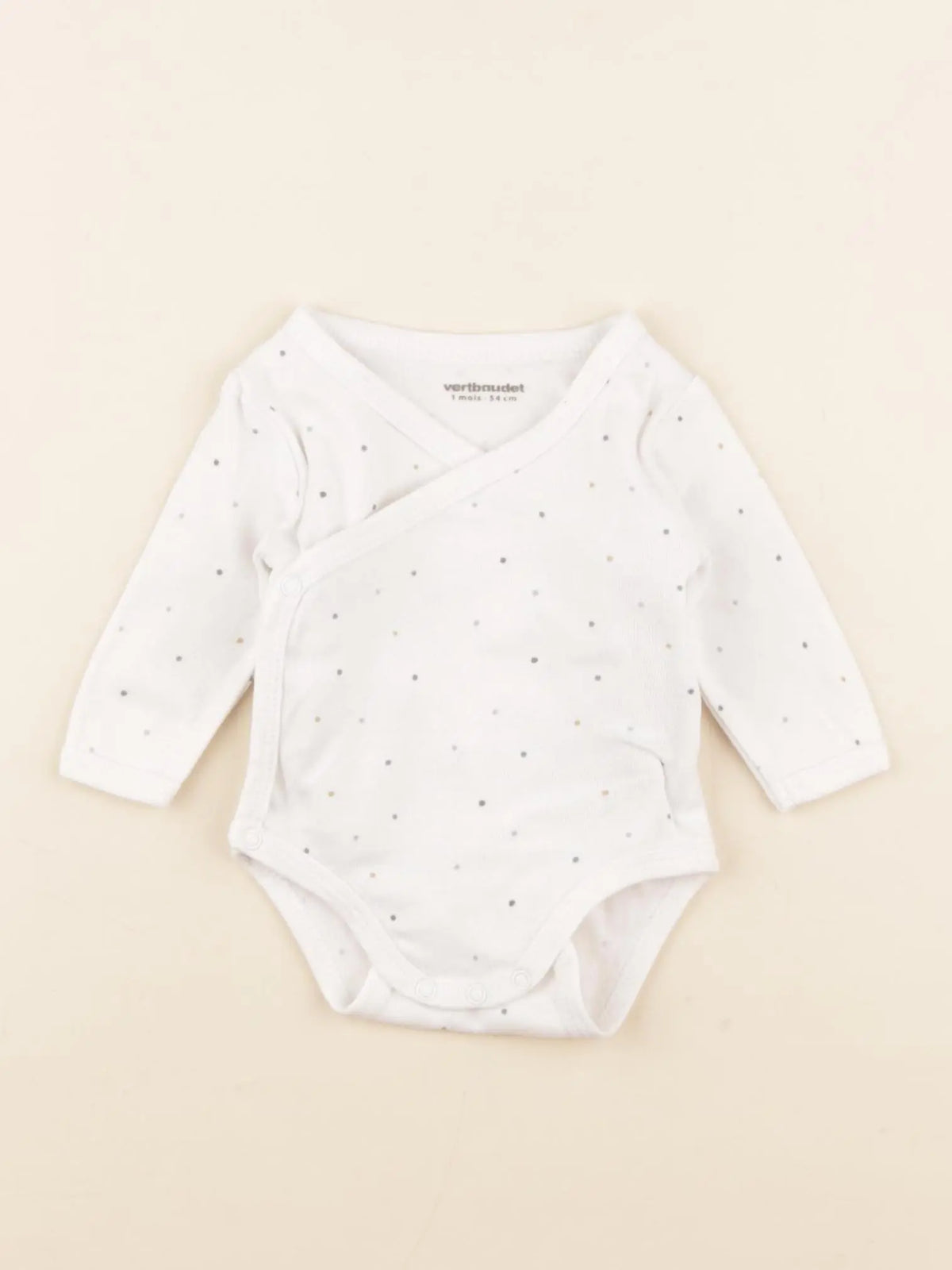 Vertbaudet - body multicolore - 1 mois